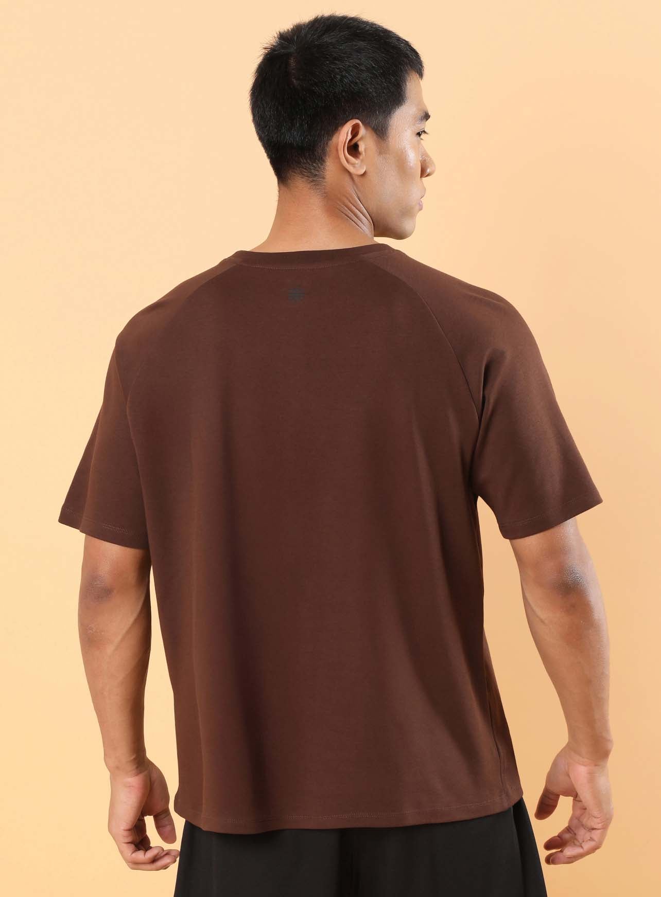 Men's Brown Sports Fan Relaxed fit T-shirt
