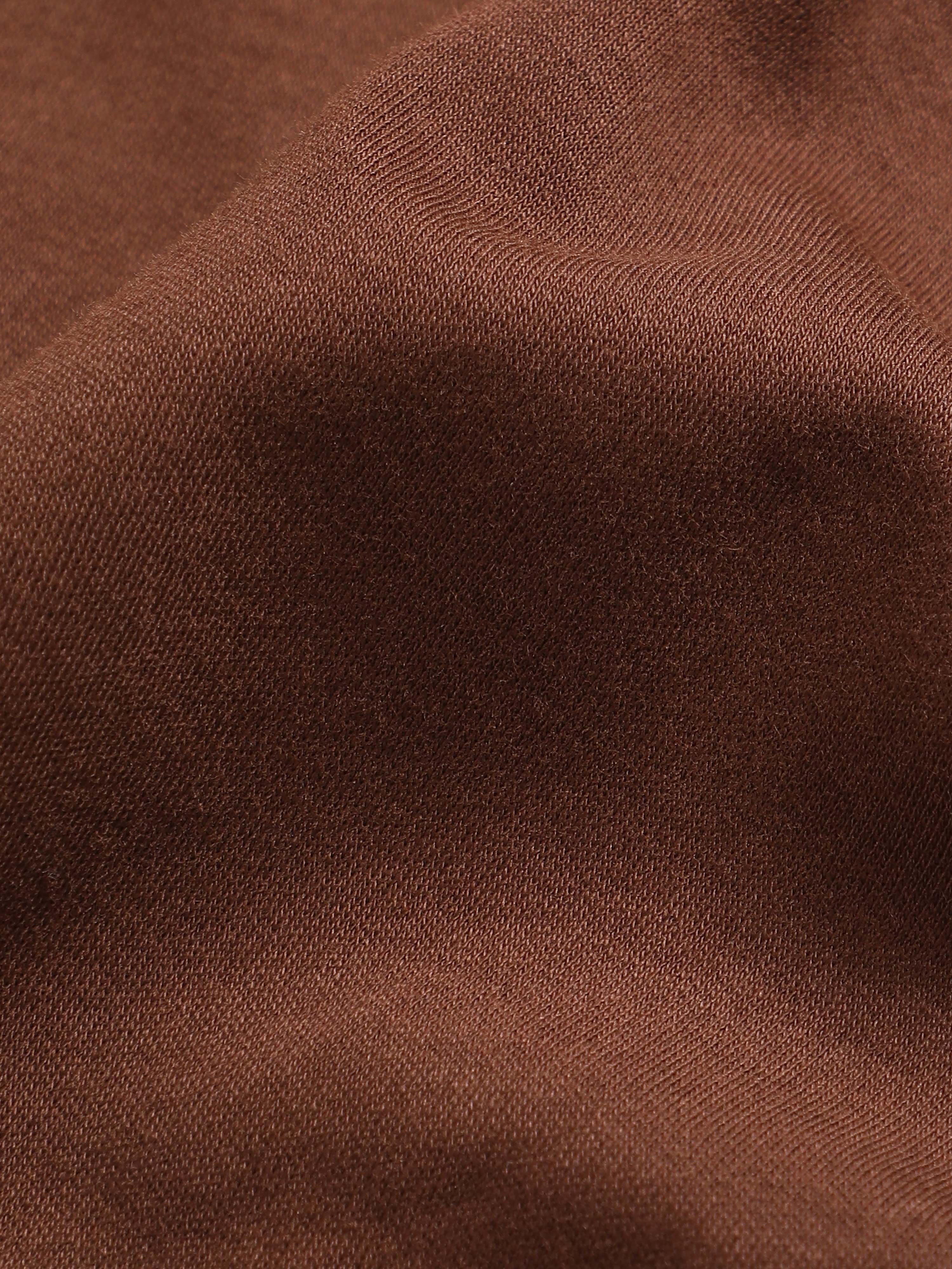 Men's Brown Game On Typo T-shirt