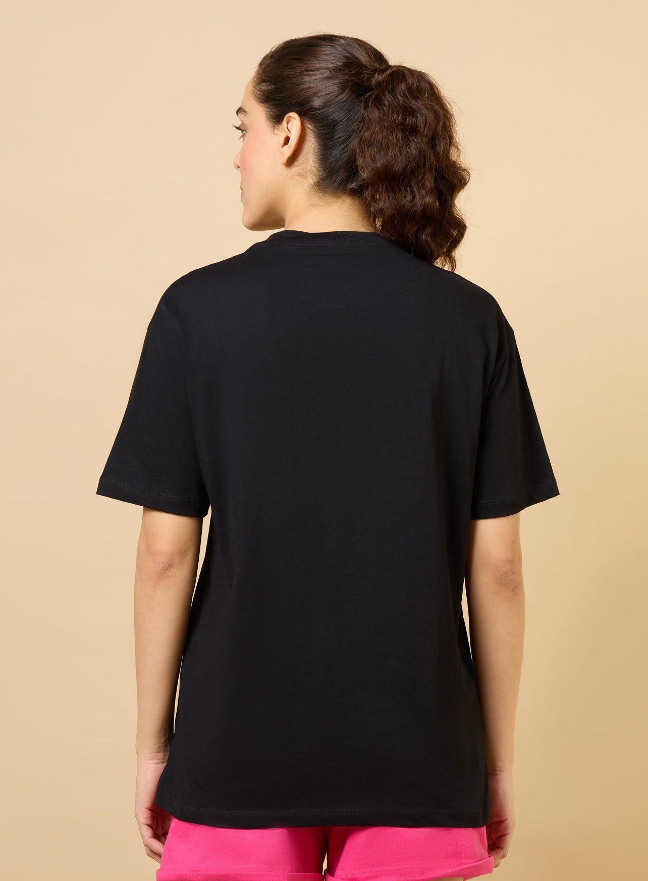 Women's Black Power Play Relaxed fit T-shirt