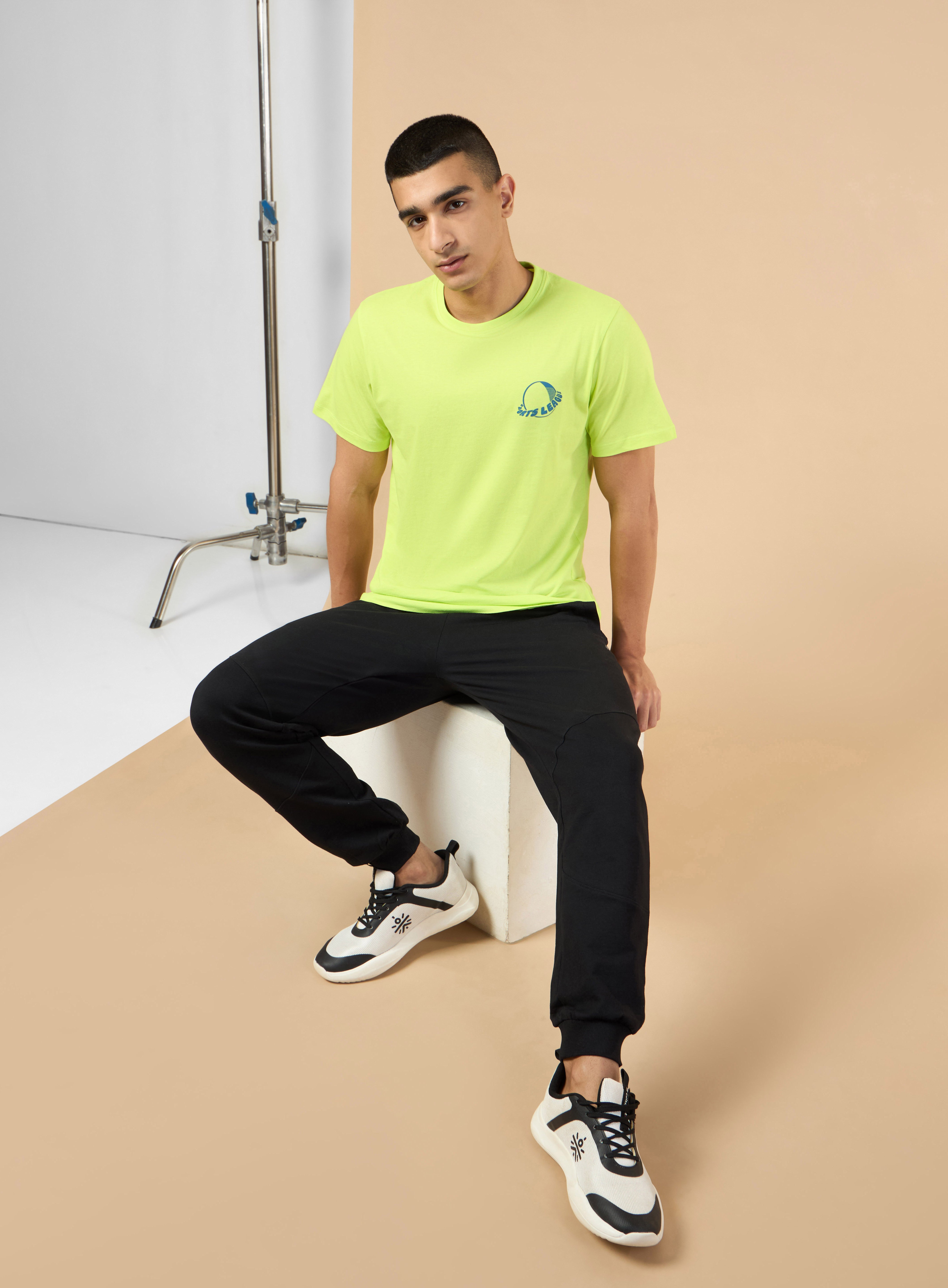 Men's Lime Sports League T-shirt
