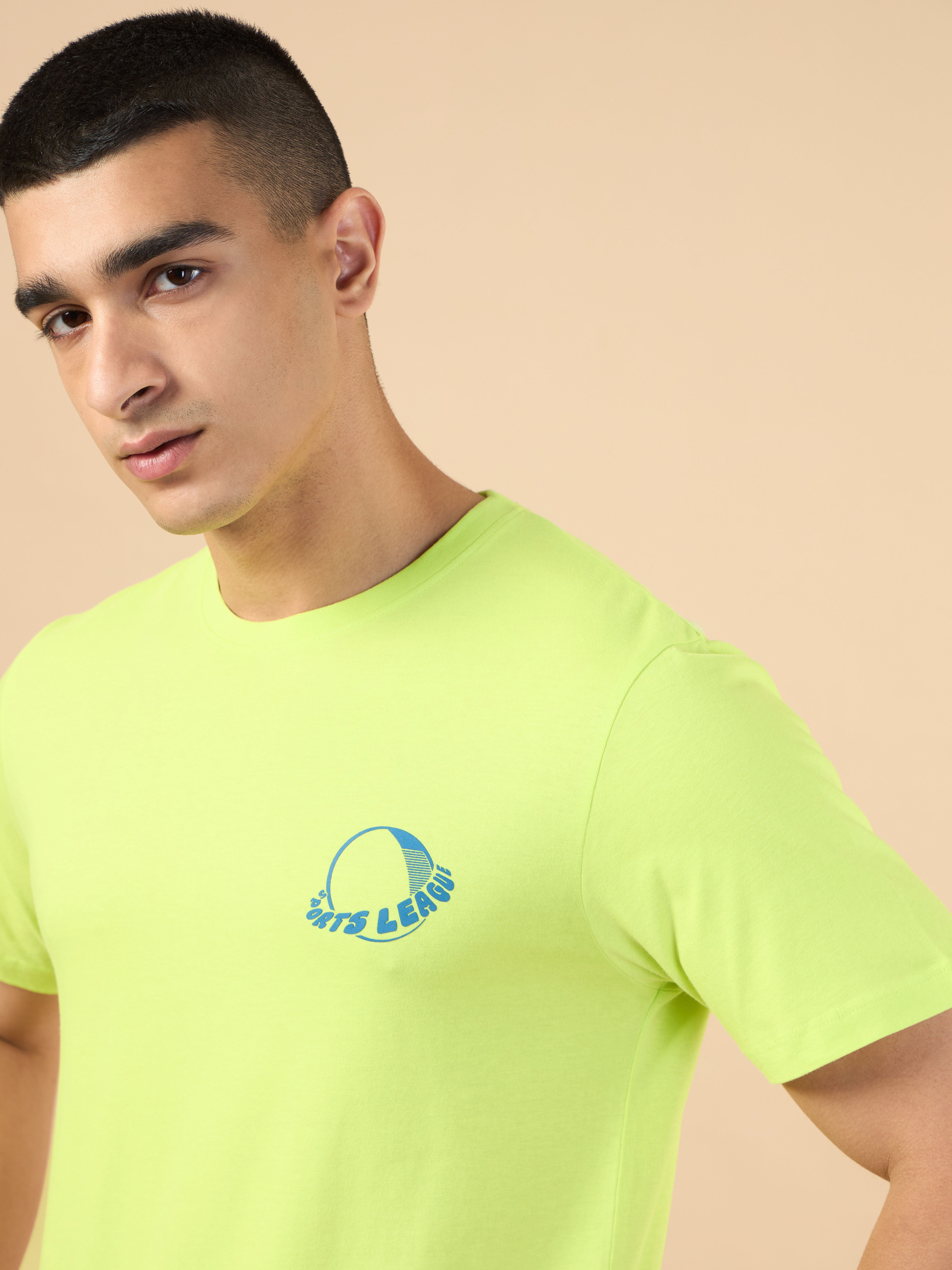 Men's Lime Sports League T-shirt