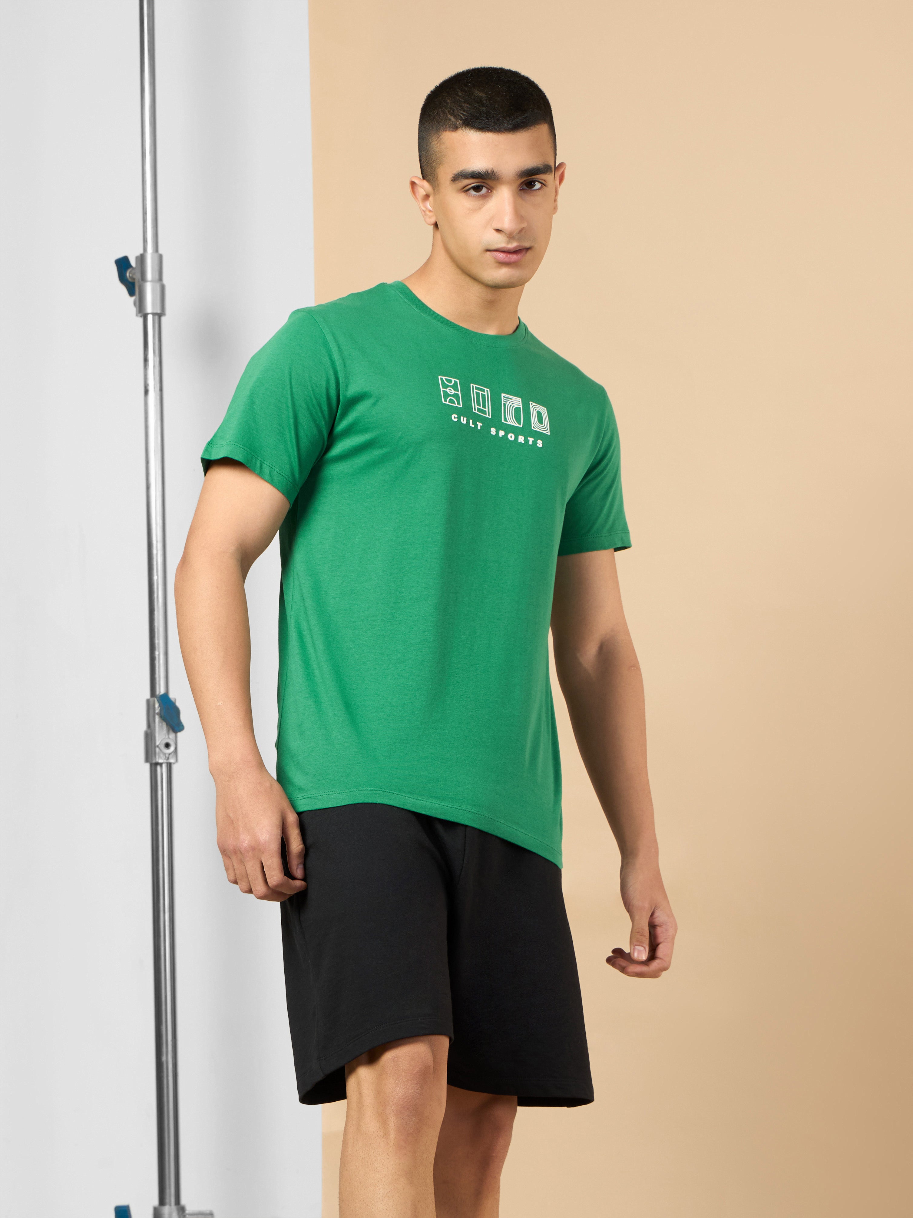 Men's Green Cult Sport's Club T-shirt