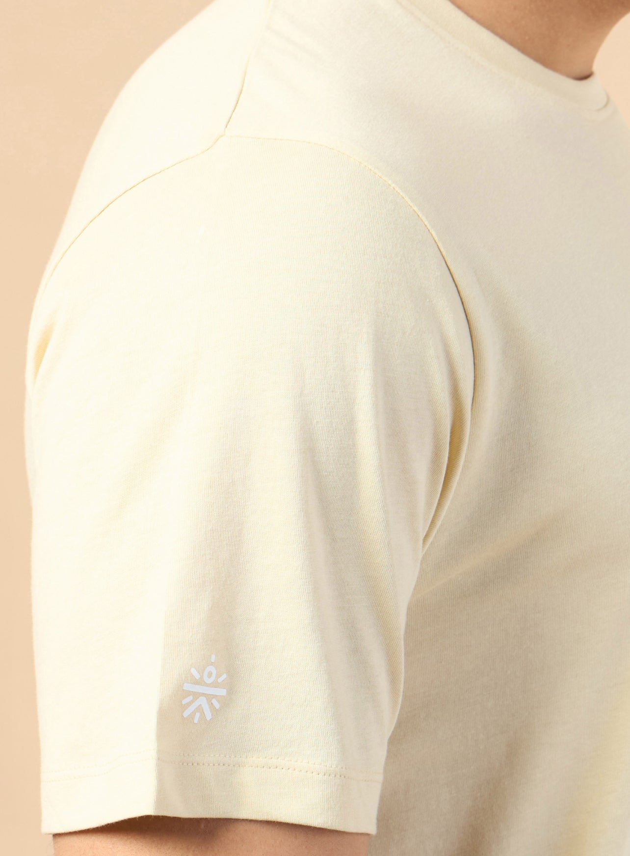 Men's Beige Sports Club Graphic T-shirt