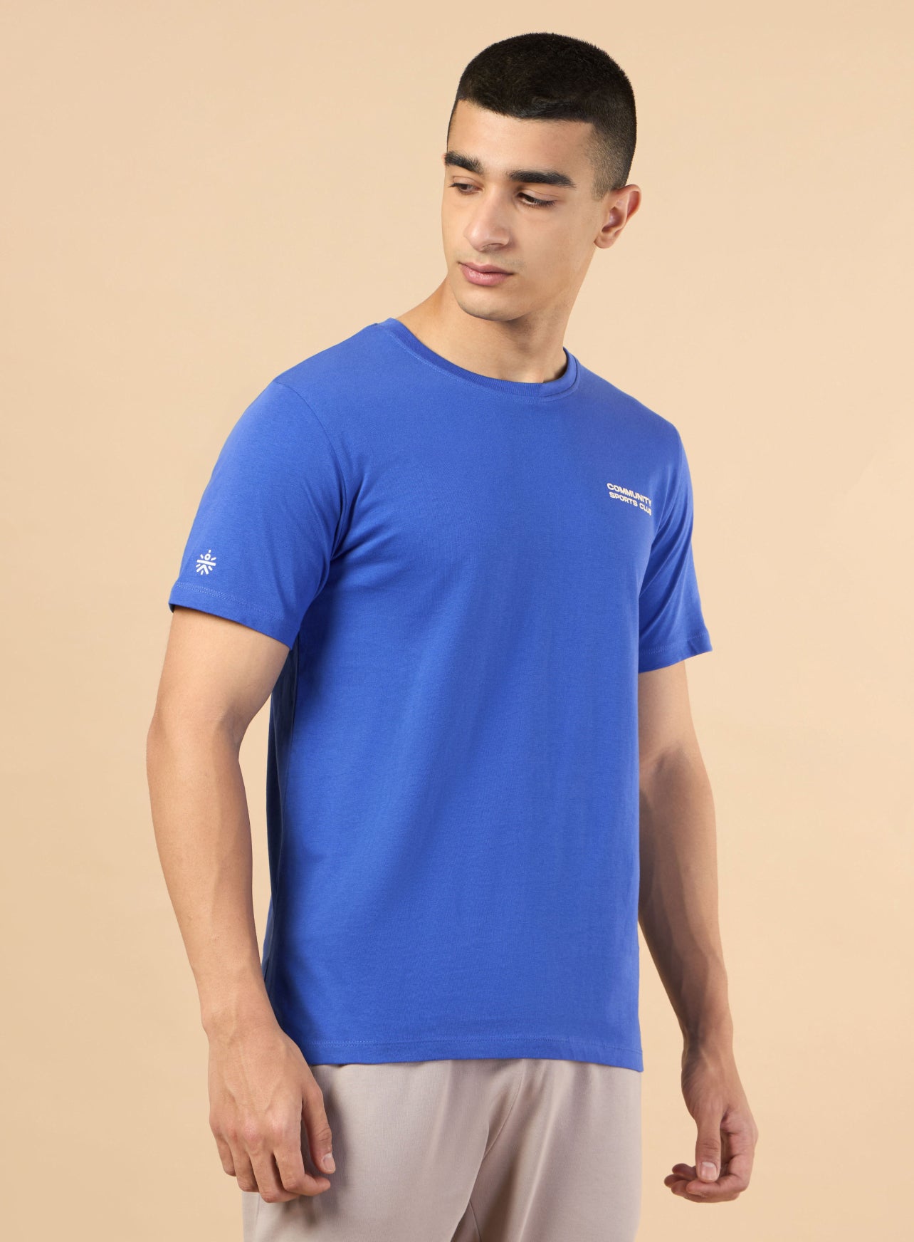 Men's Blue Sports Club Graphic T-shirt