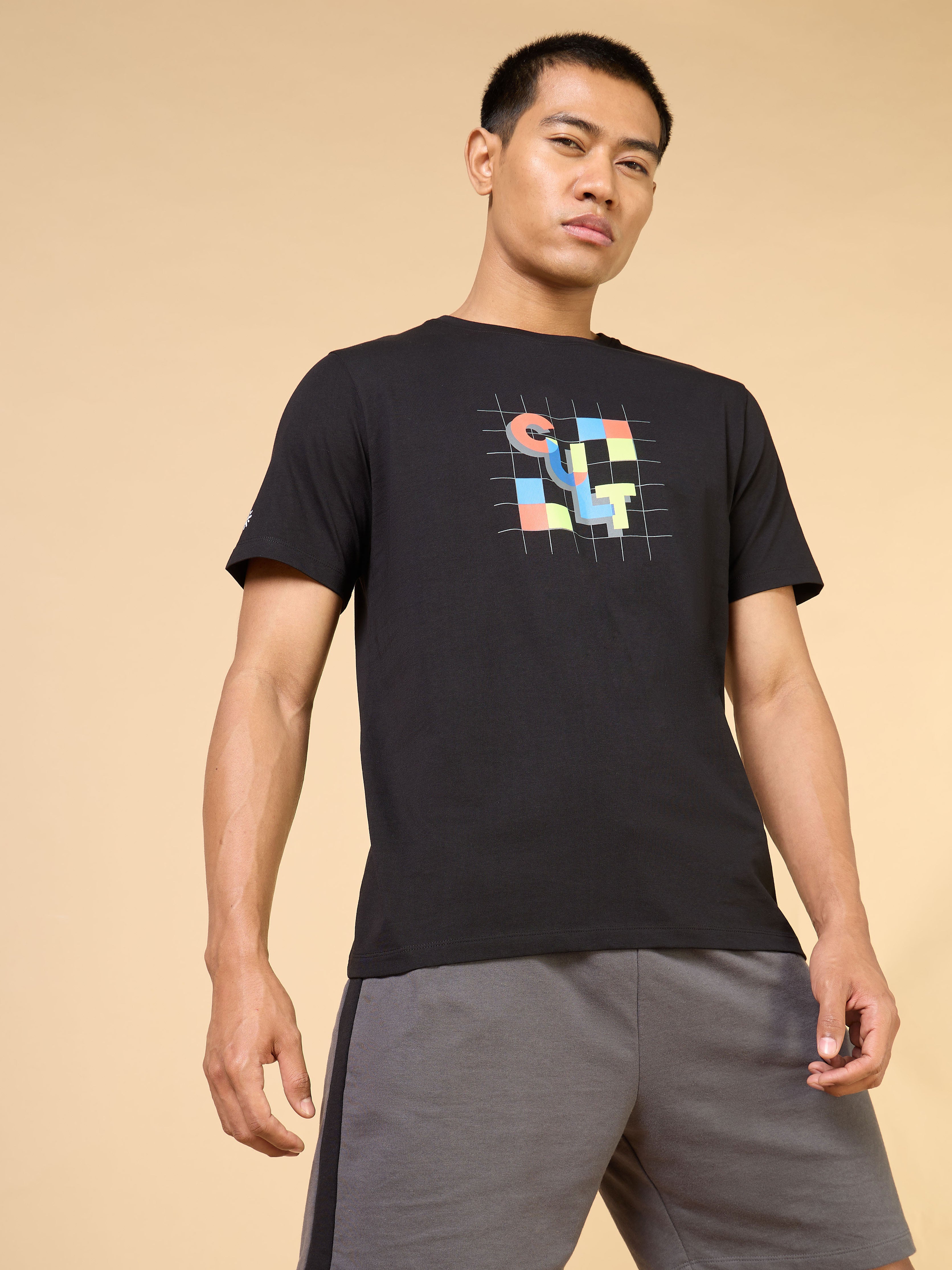 Men's Black Plug n Play Cult T-shirt