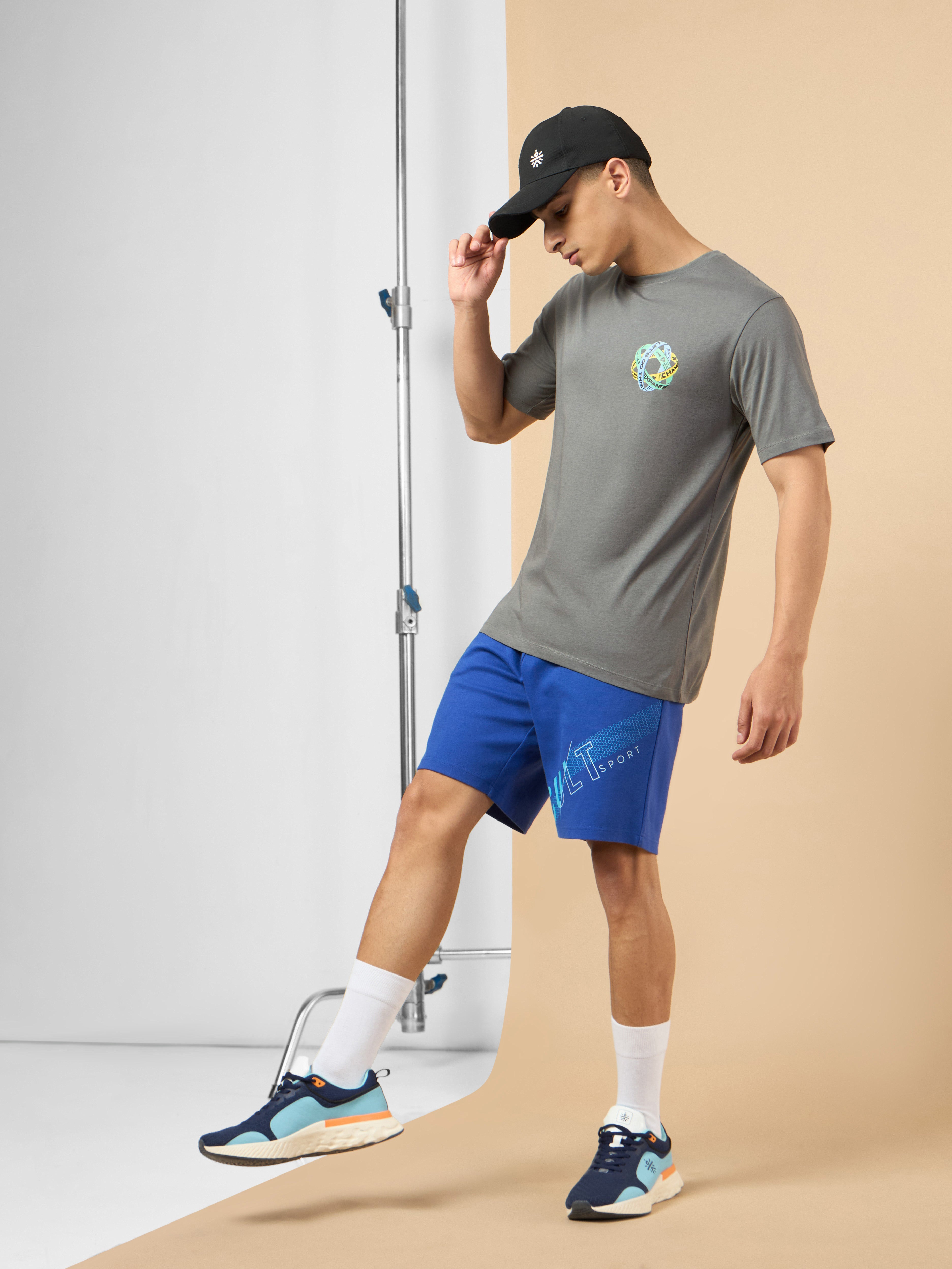 Men's Dark Grey Community Graphic T-shirt