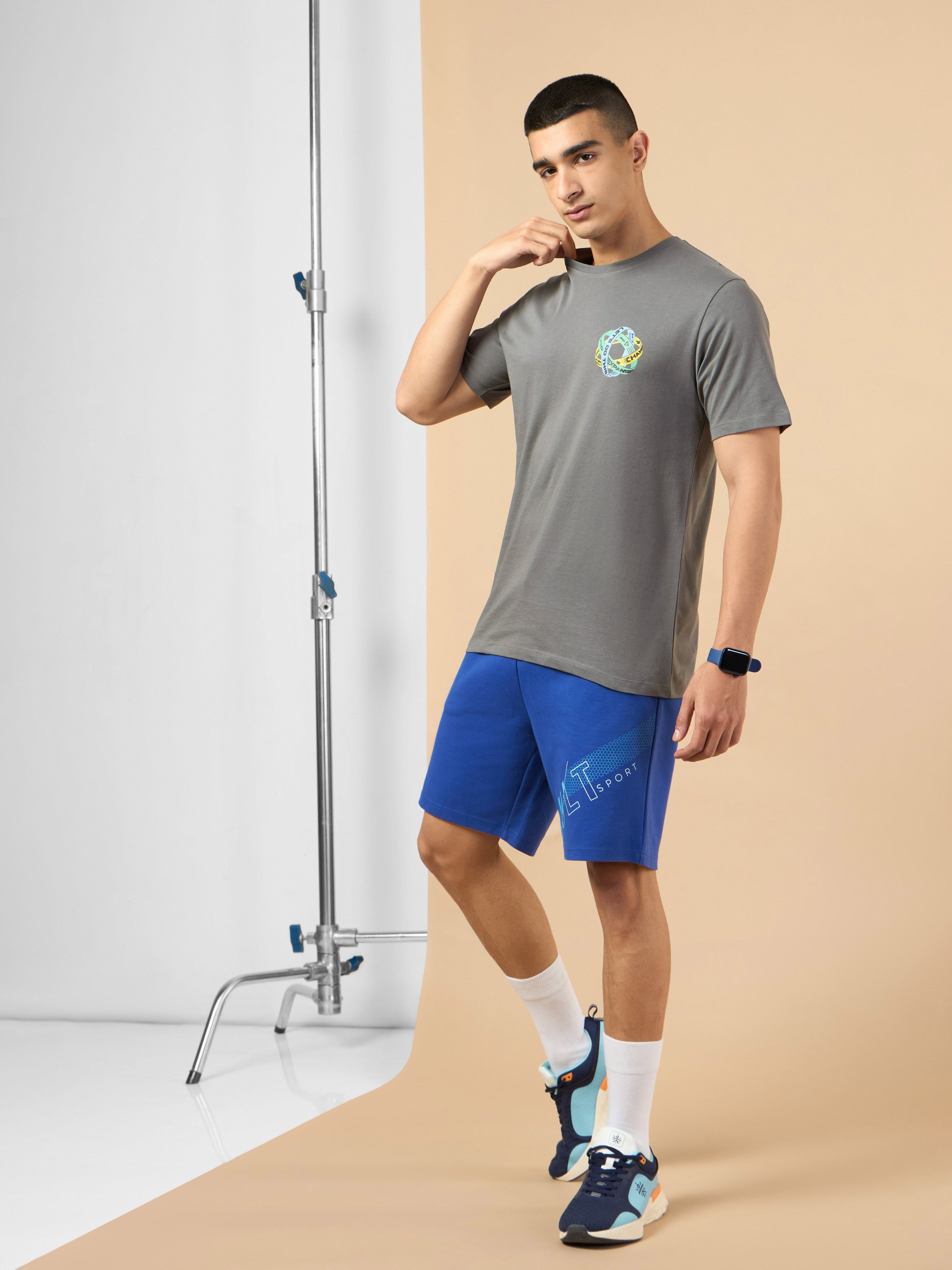 Men's Dark Grey Community Graphic T-shirt