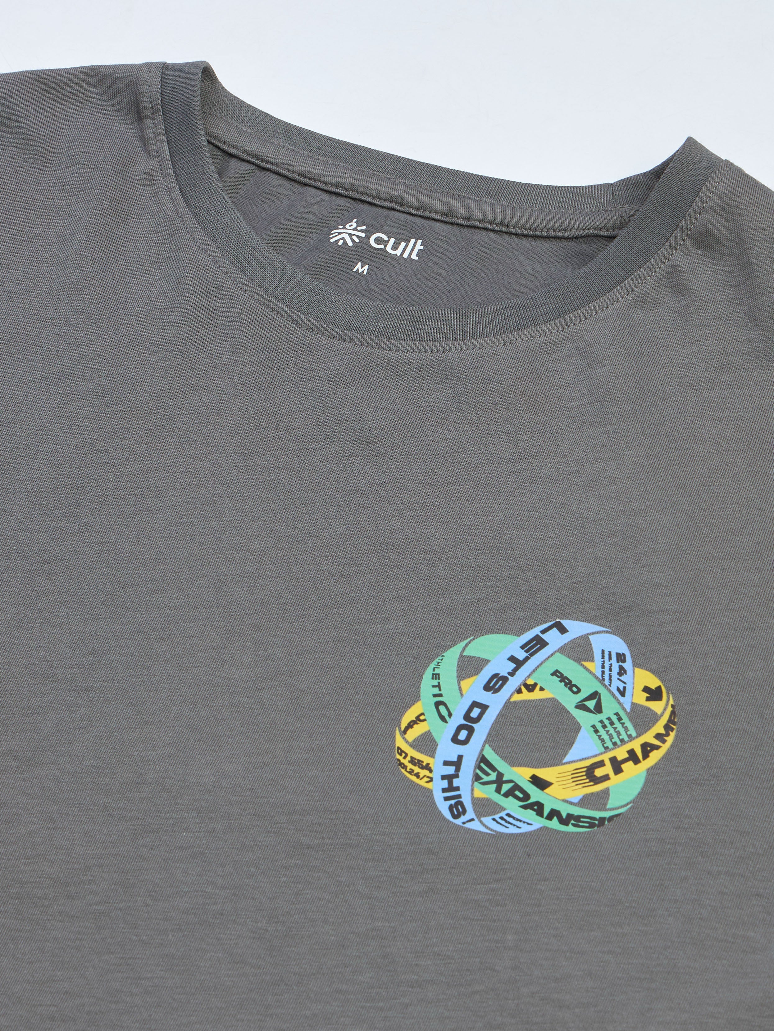 Men's Dark Grey Community Graphic T-shirt