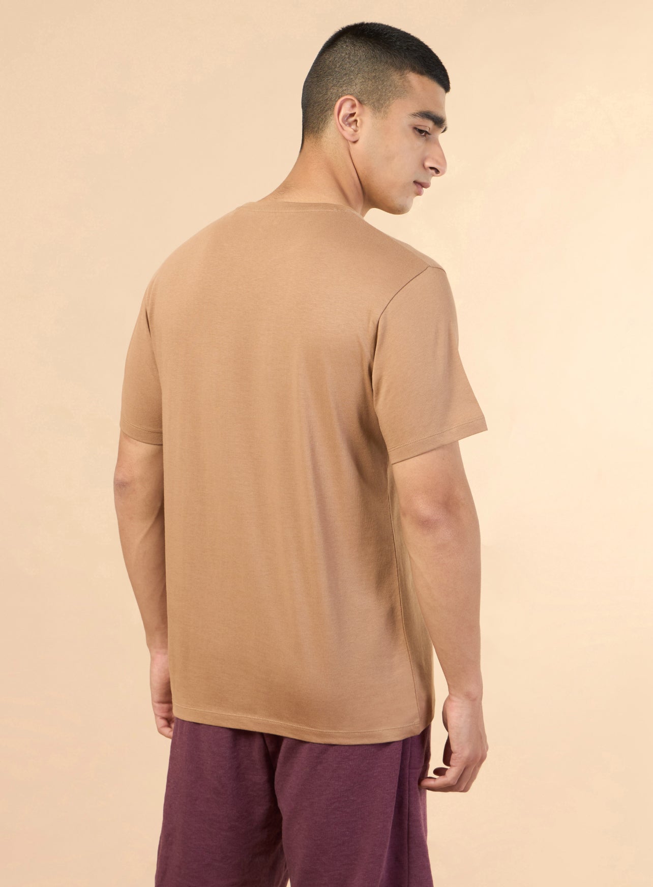 Men's Khaki Community Graphic T-shirt