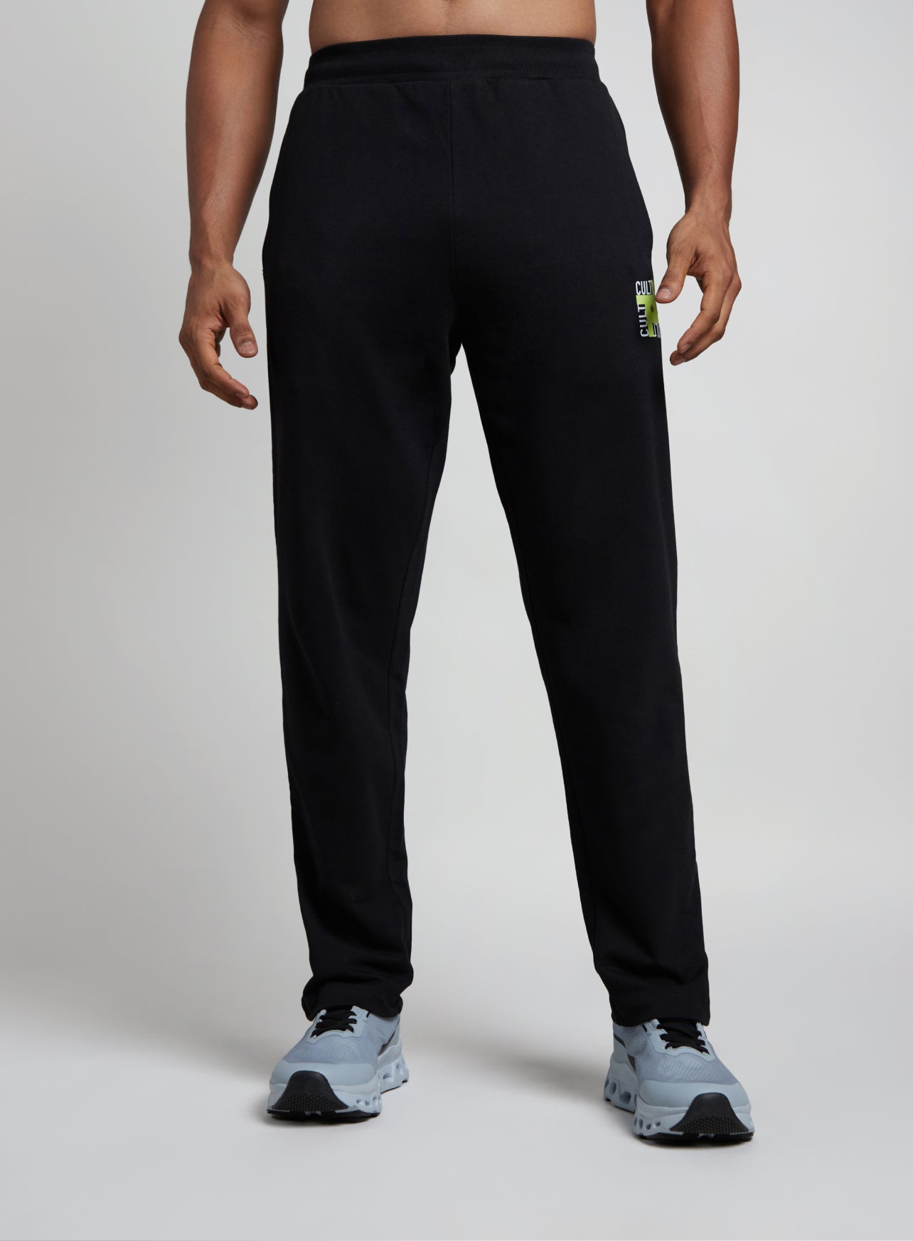 Men's Black All in Sports Trackpants