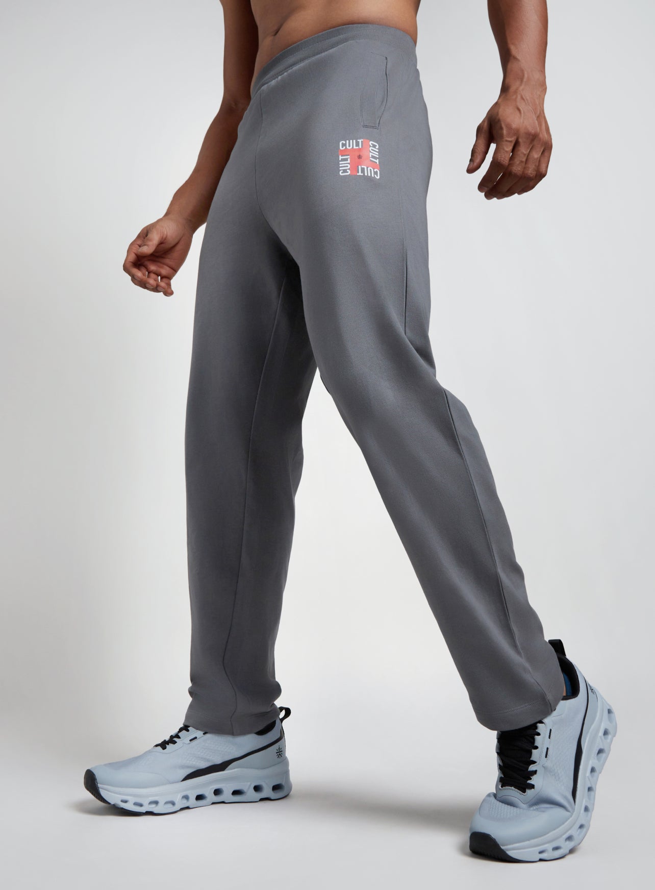 Men's Dark Grey All in Sports Trackpants