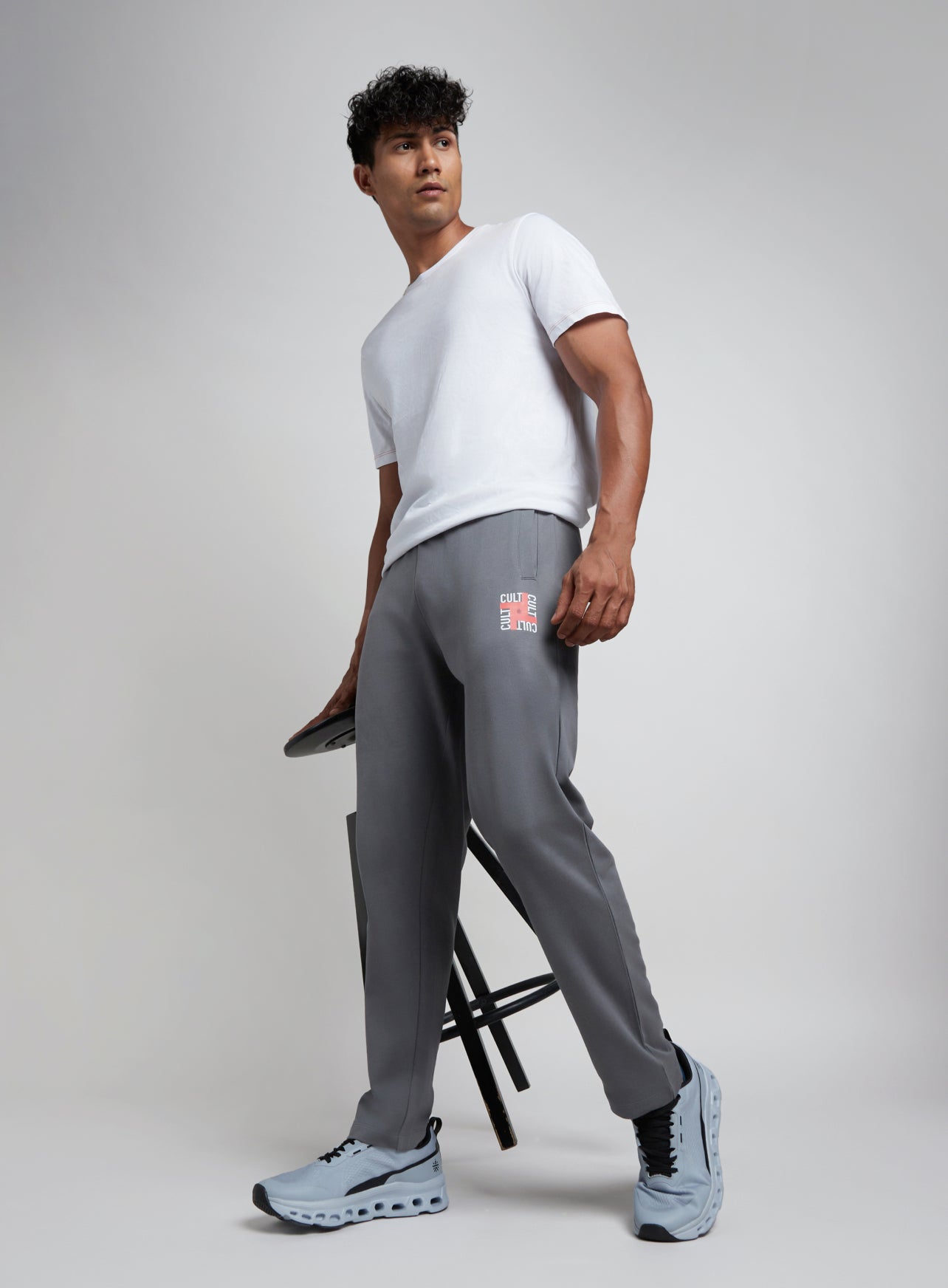 Men's Dark Grey All in Sports Trackpants
