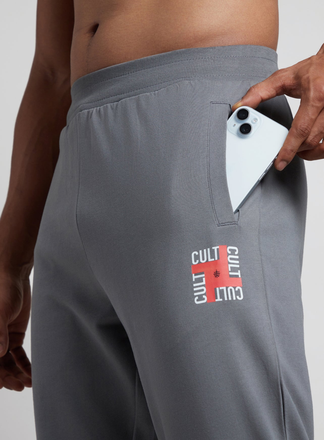 Men's Dark Grey All in Sports Trackpants