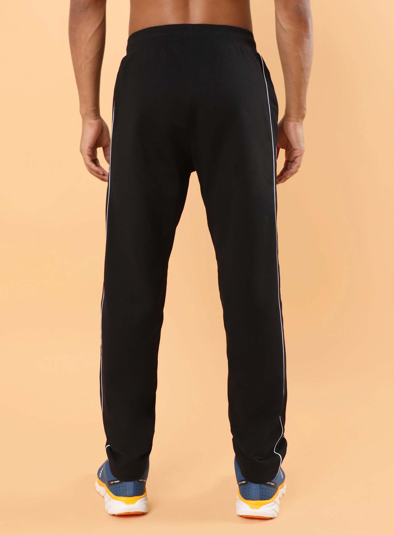 Men's Black Level Up Sports Trackpants