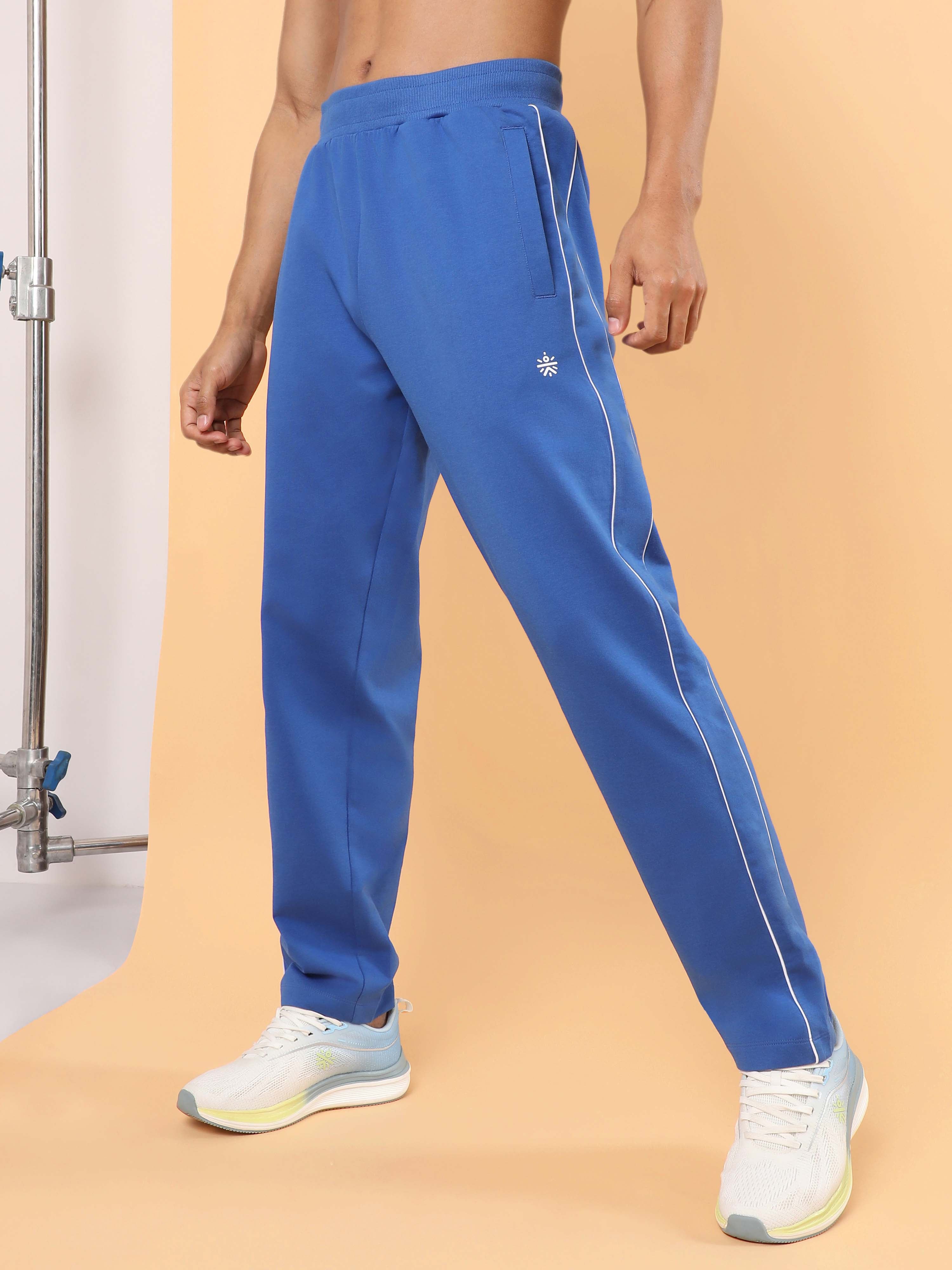 Men's Blue Level Up Sports Trackpants