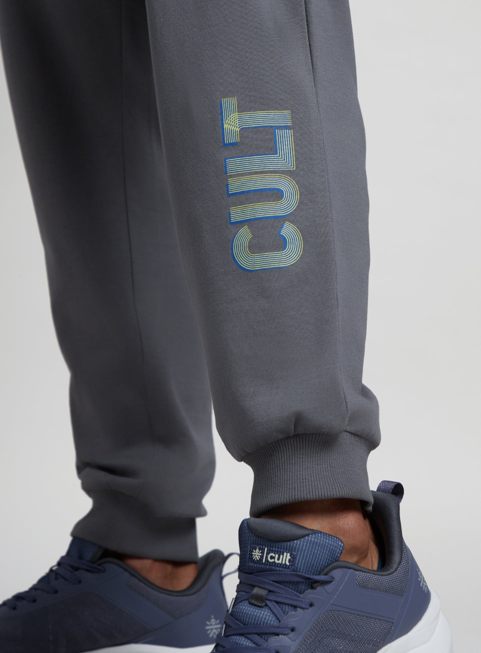 Men's Dark Grey Club Brand Carrier Joggers