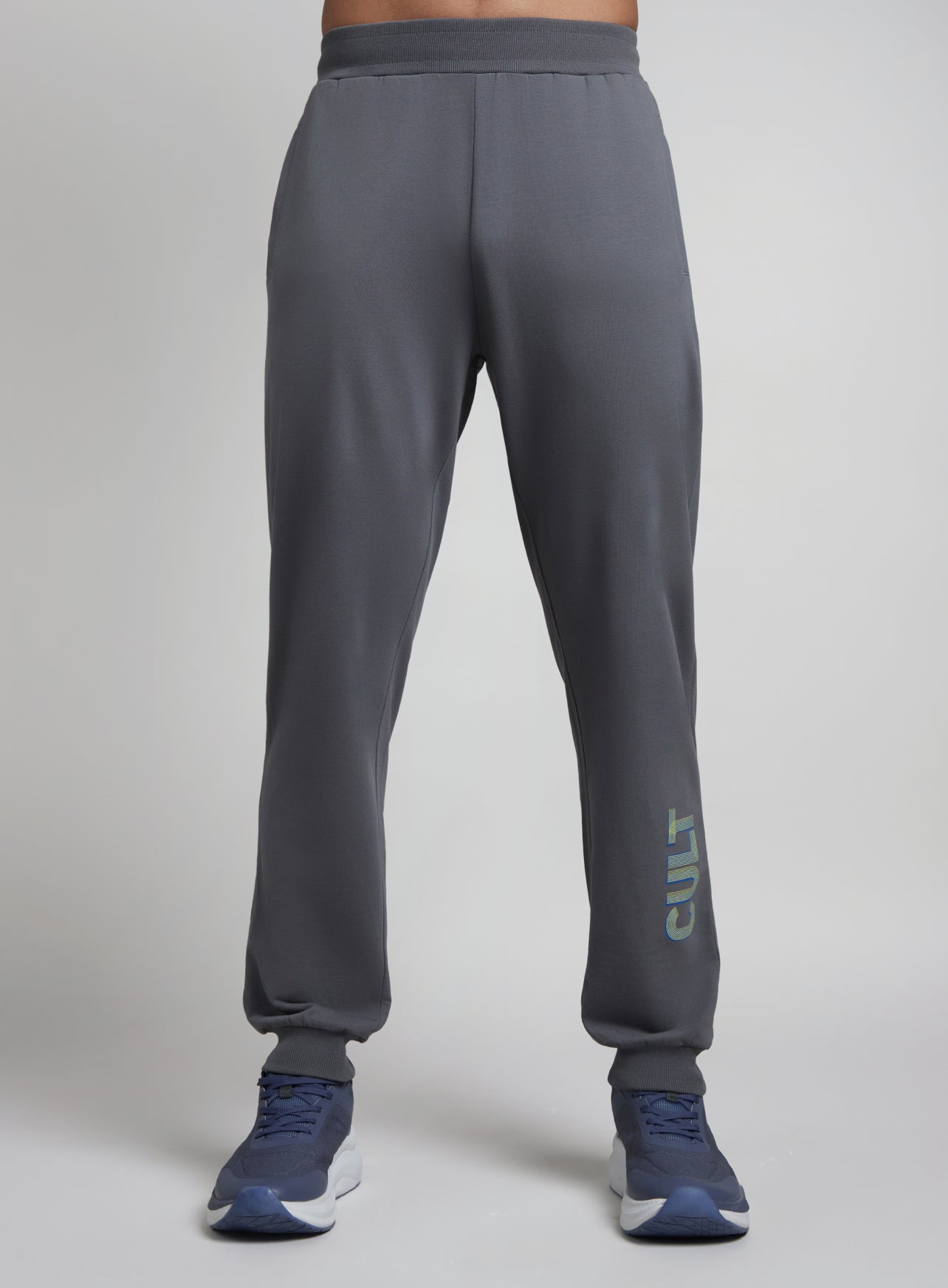 Men's Dark Grey Club Brand Carrier Joggers