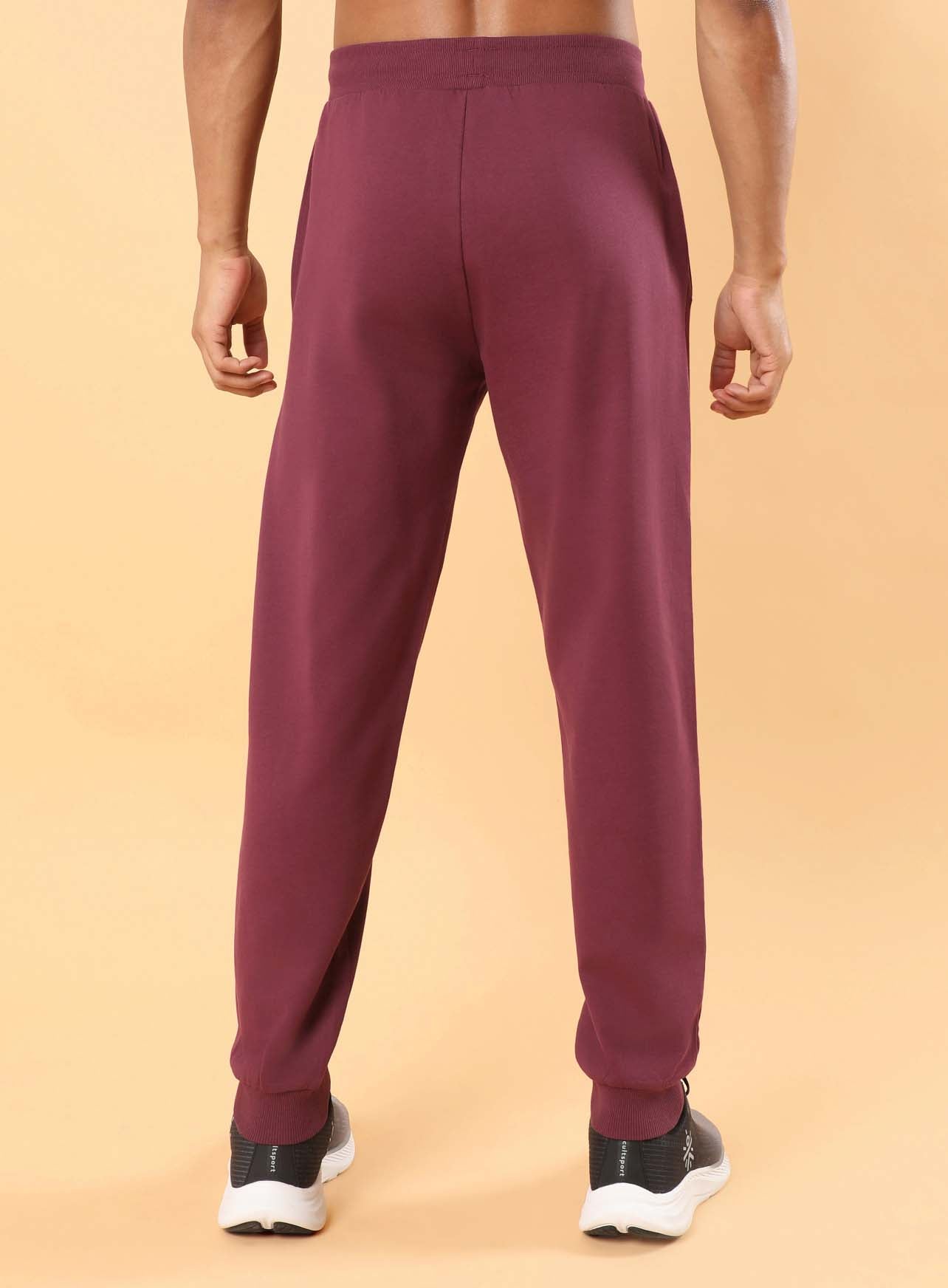 Men's Maroon Cult Brand Carrier Joggers