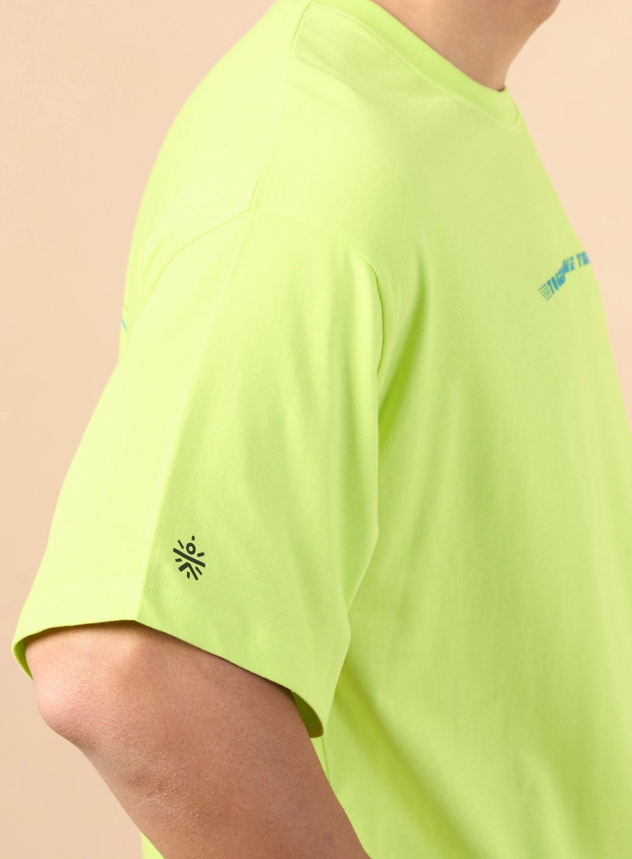 Men's Lime Community Graphic Oversized fit T-shirt