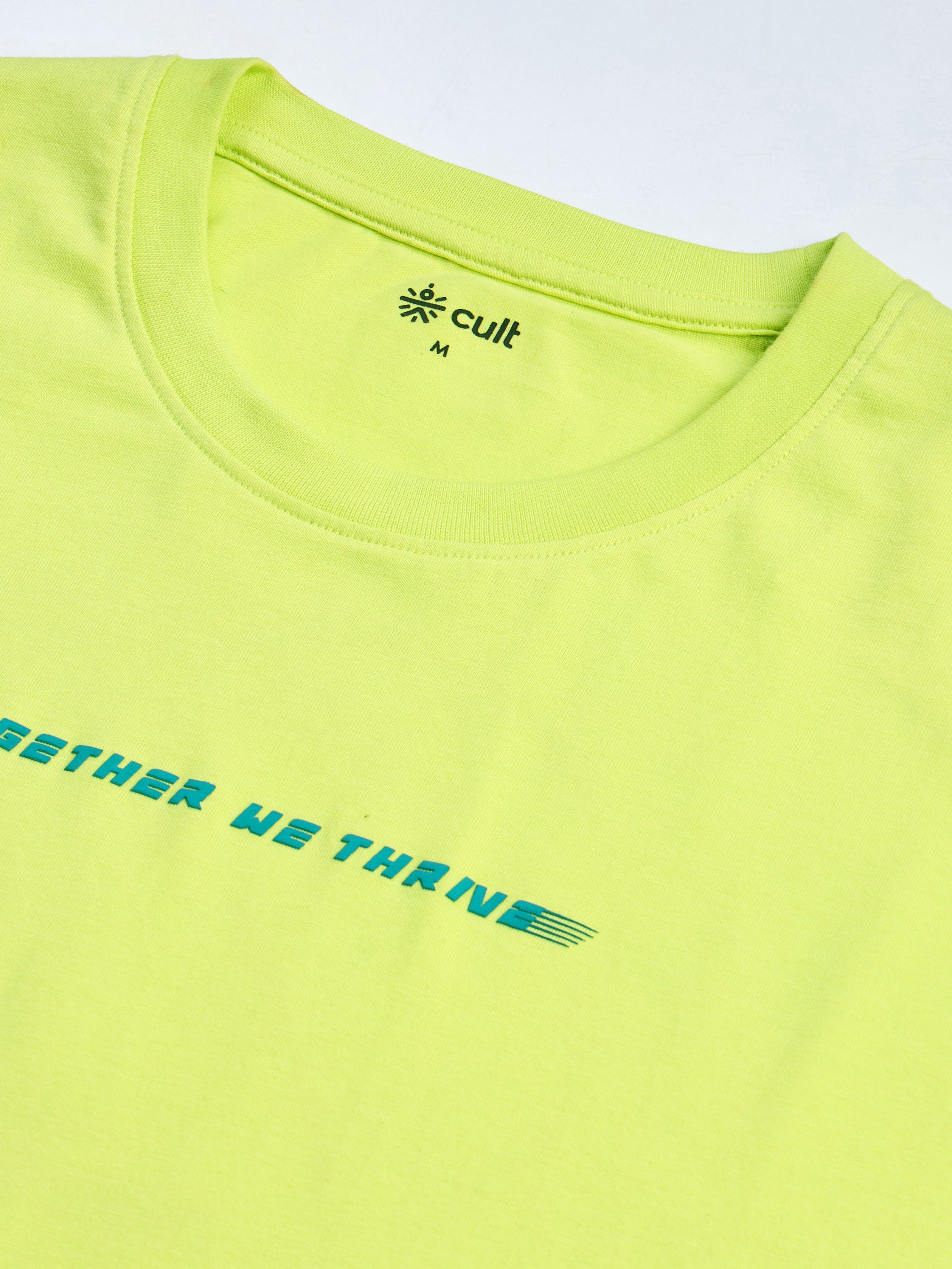 Men's Lime Community Graphic Oversized fit T-shirt