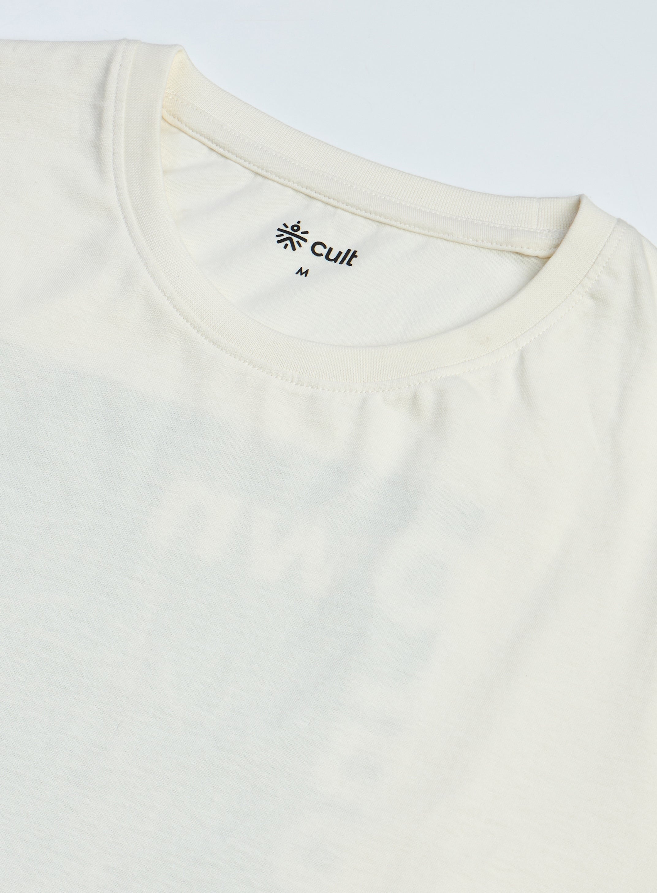 Men's White Own Your Cult Graphic T-shirt