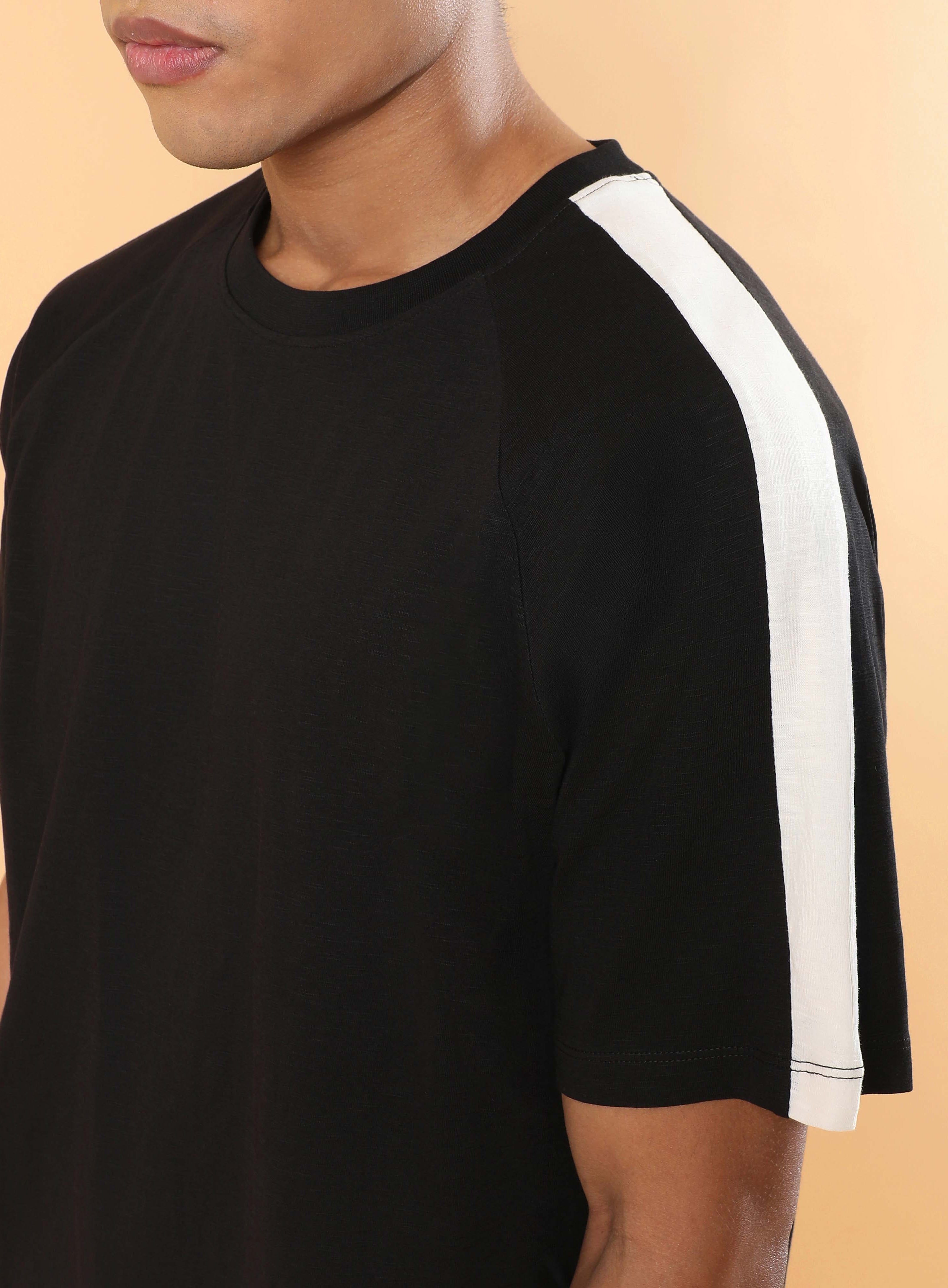 Men's Black Community Sports Relaxed fit T-shirt