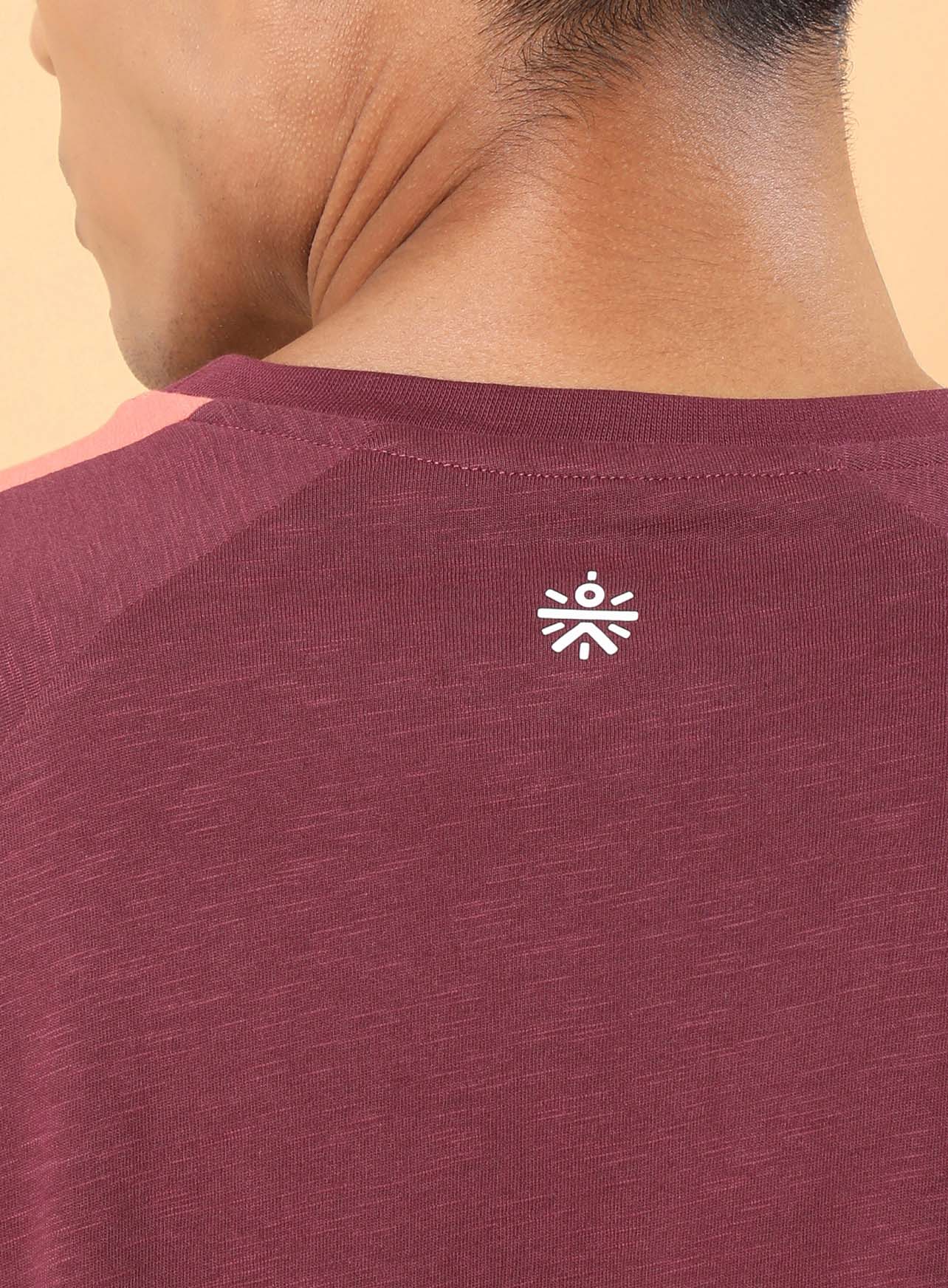 Men's Maroon Community Sports Relaxed fit T-shirt