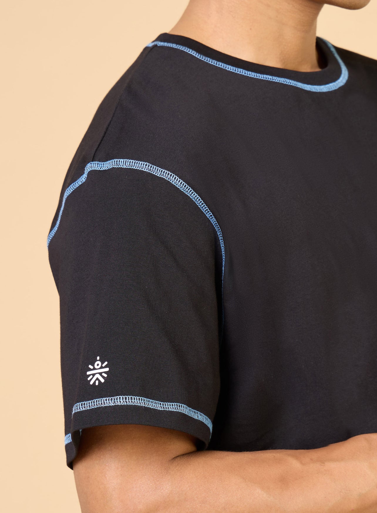 Men's Black United Sports Relaxed fit T-shirt