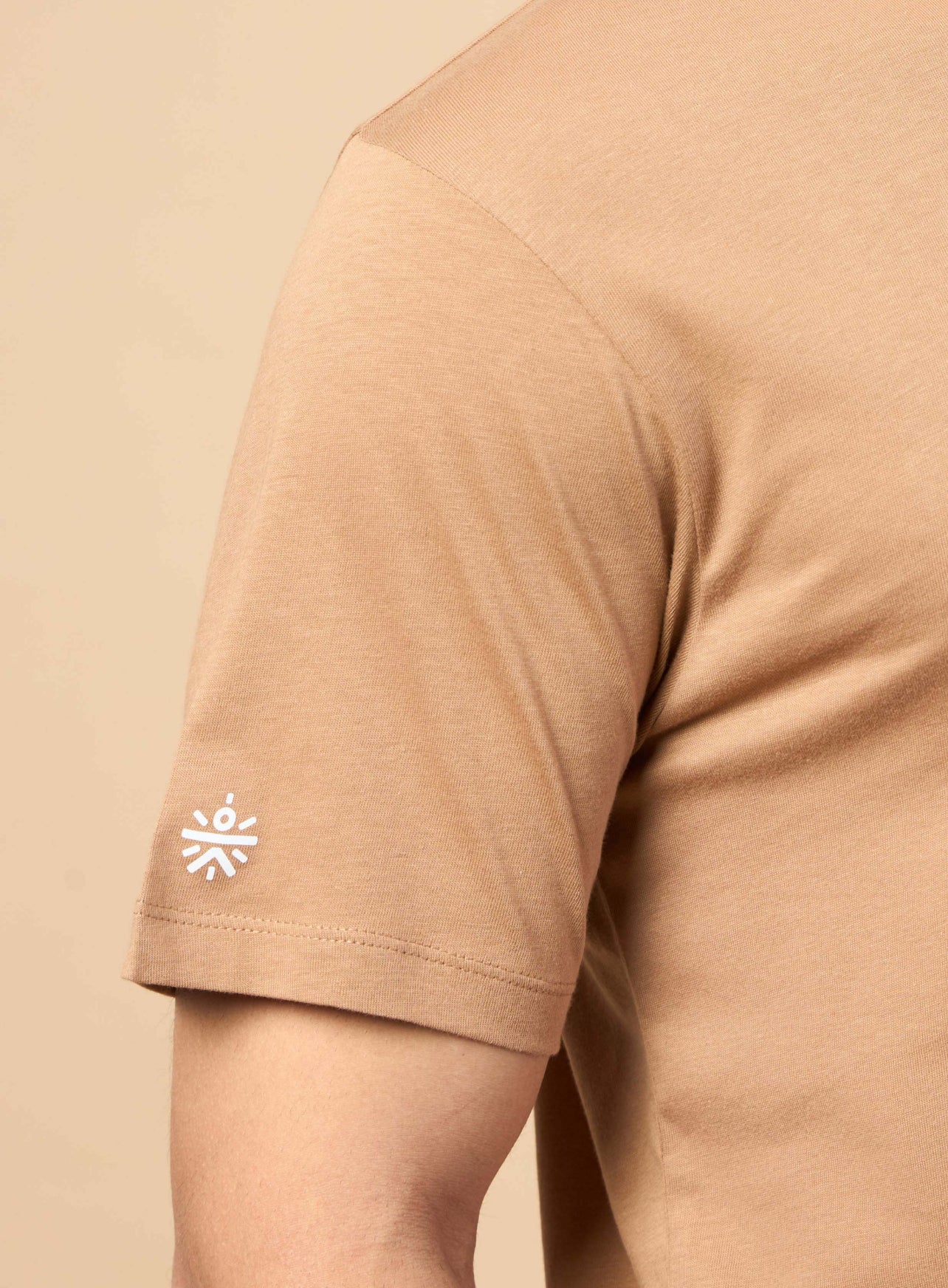 Men's Khaki Sports City Club Graphic T-shirt