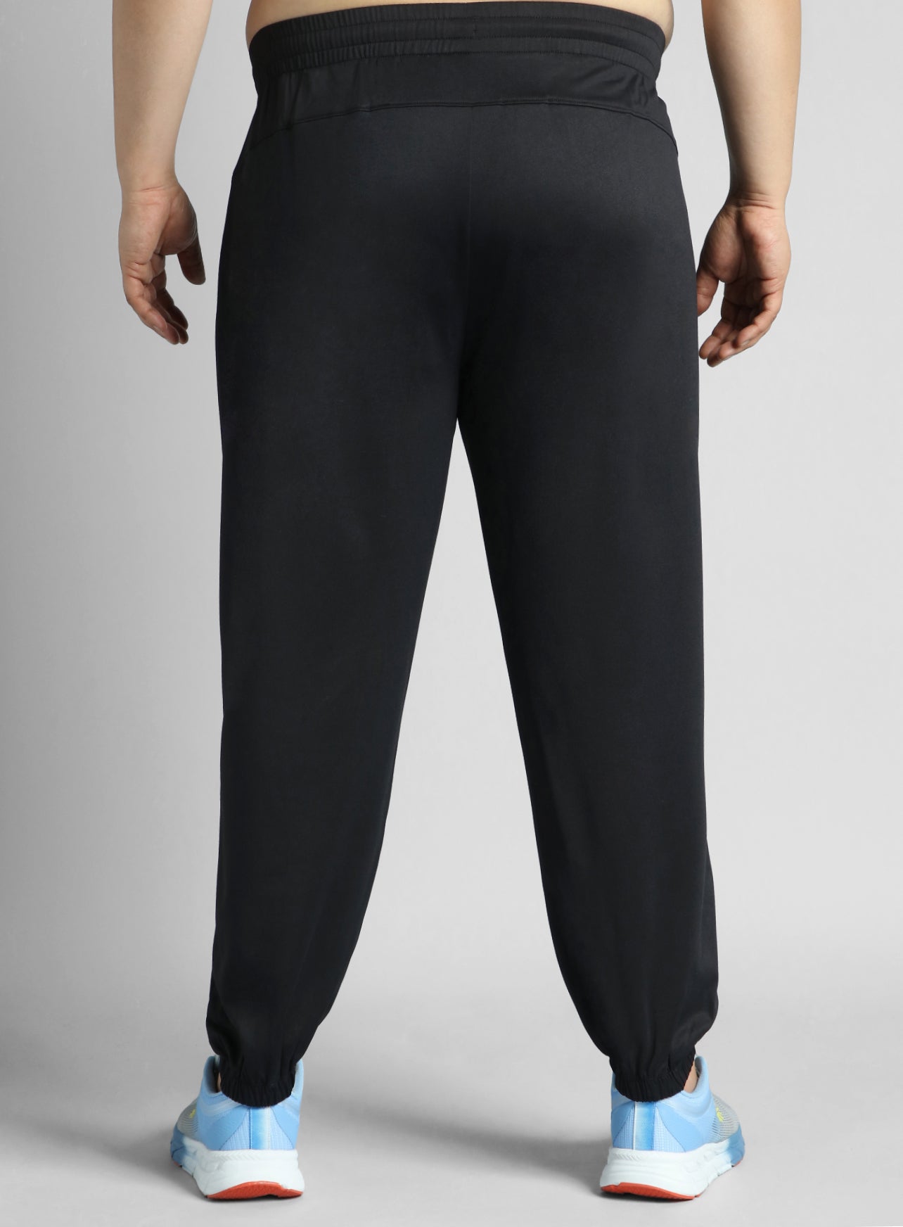Men's Black Plus Size Night Joggers