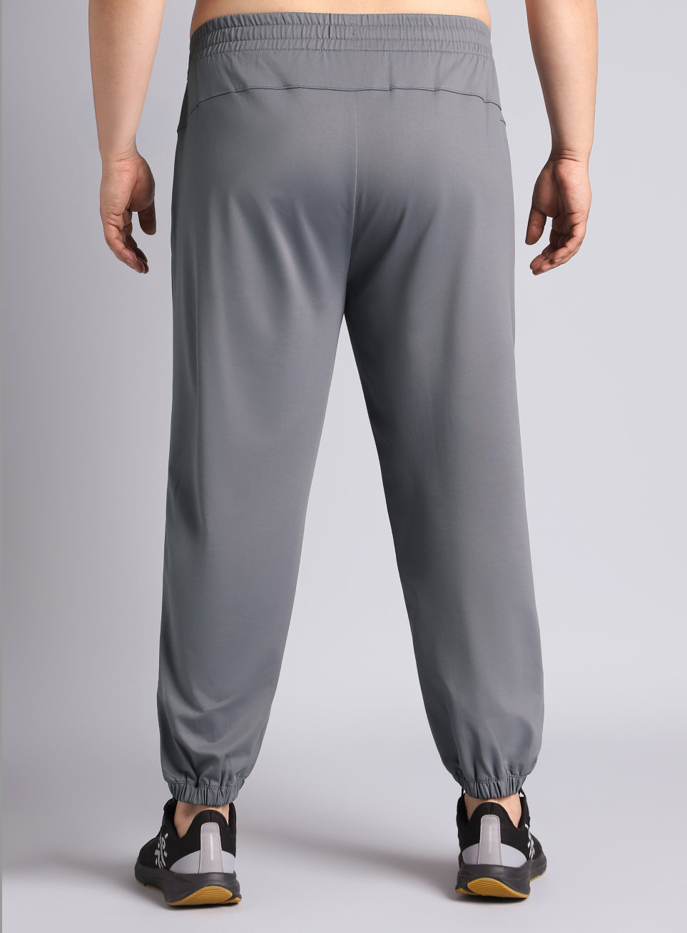 Men's Dark Grey Plus Size Night Joggers