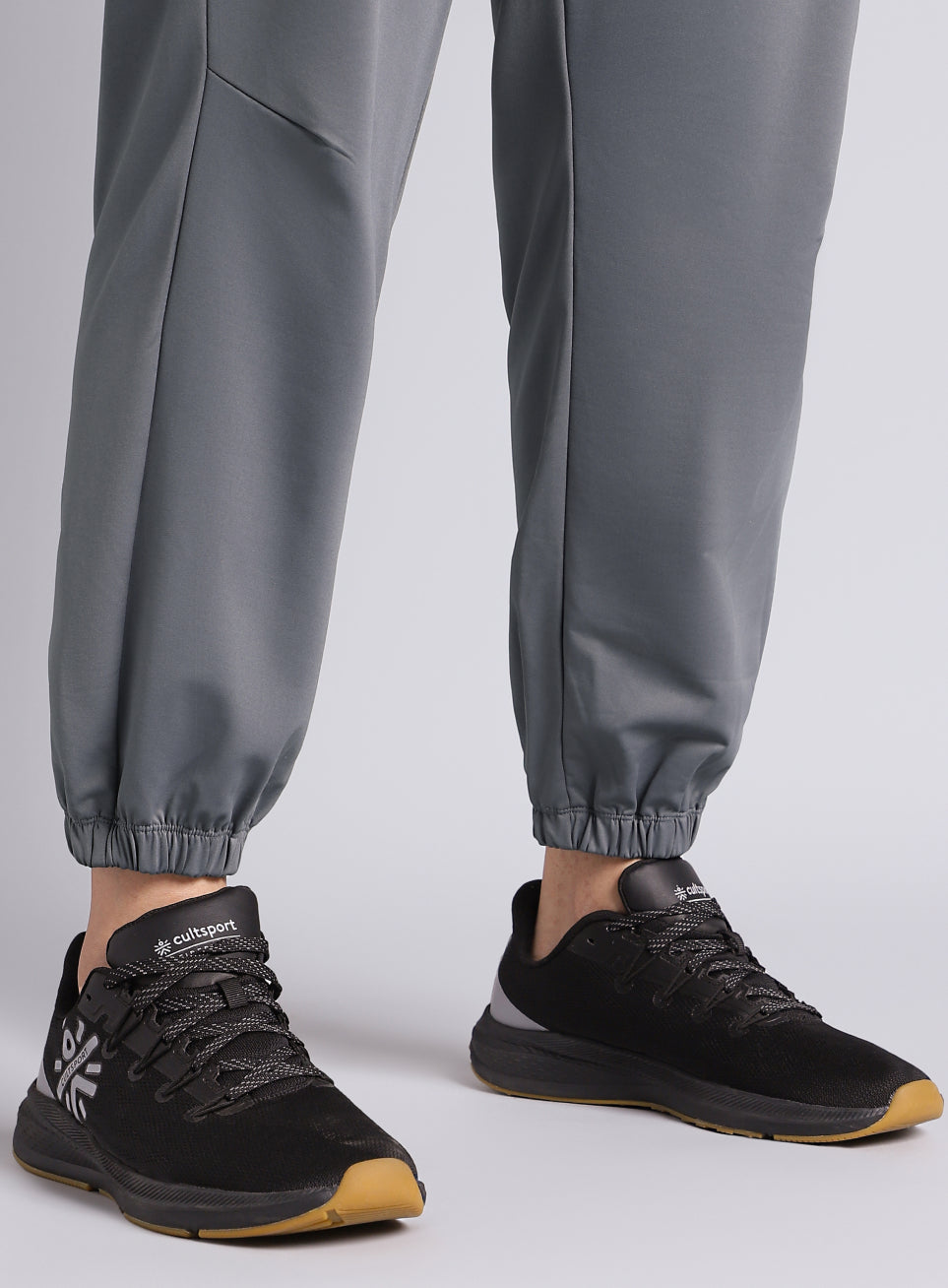 Men's Dark Grey Plus Size Night Joggers