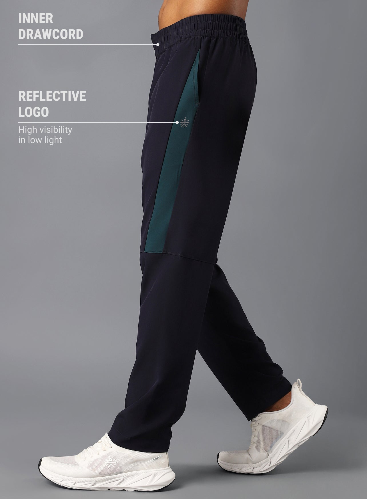 Men's Navy Runner Essential Trackpants