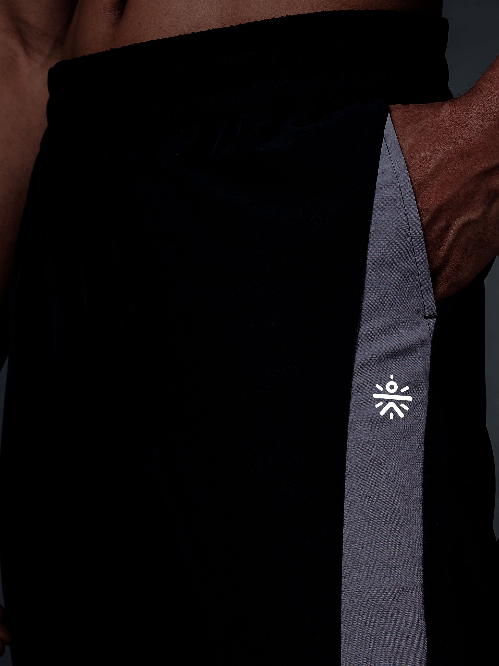 Men's Dark Grey Runner Essential Trackpants