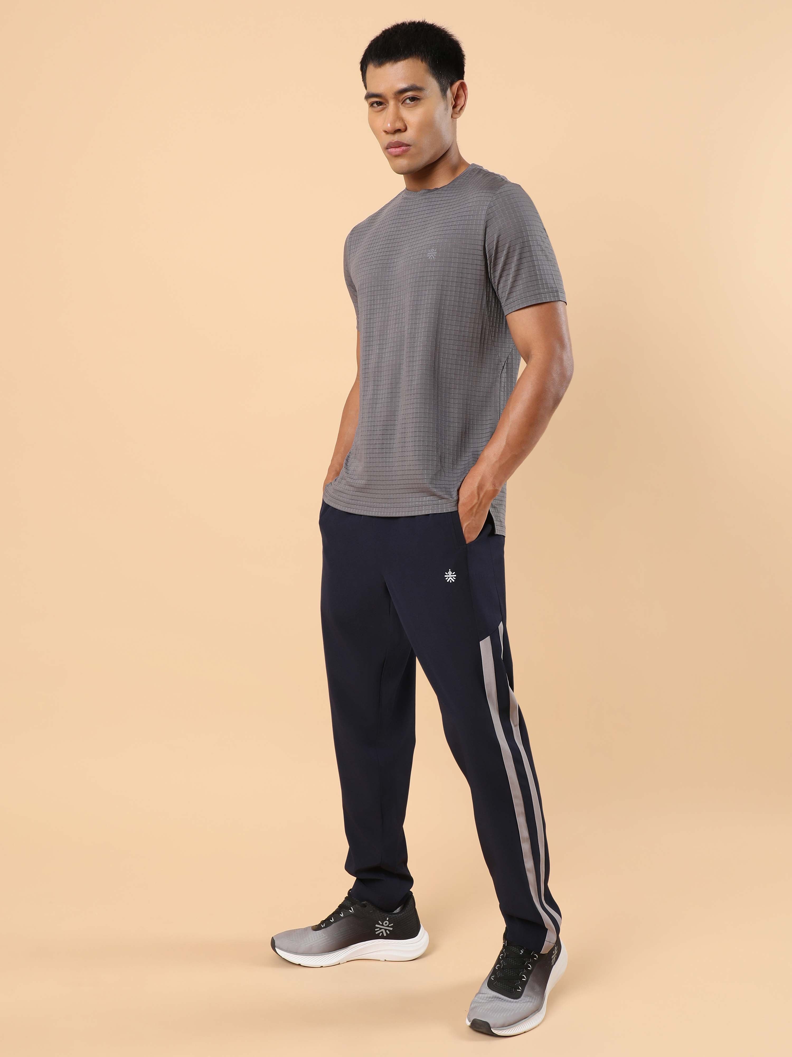 Men's Navy Sporty Training Trackpants