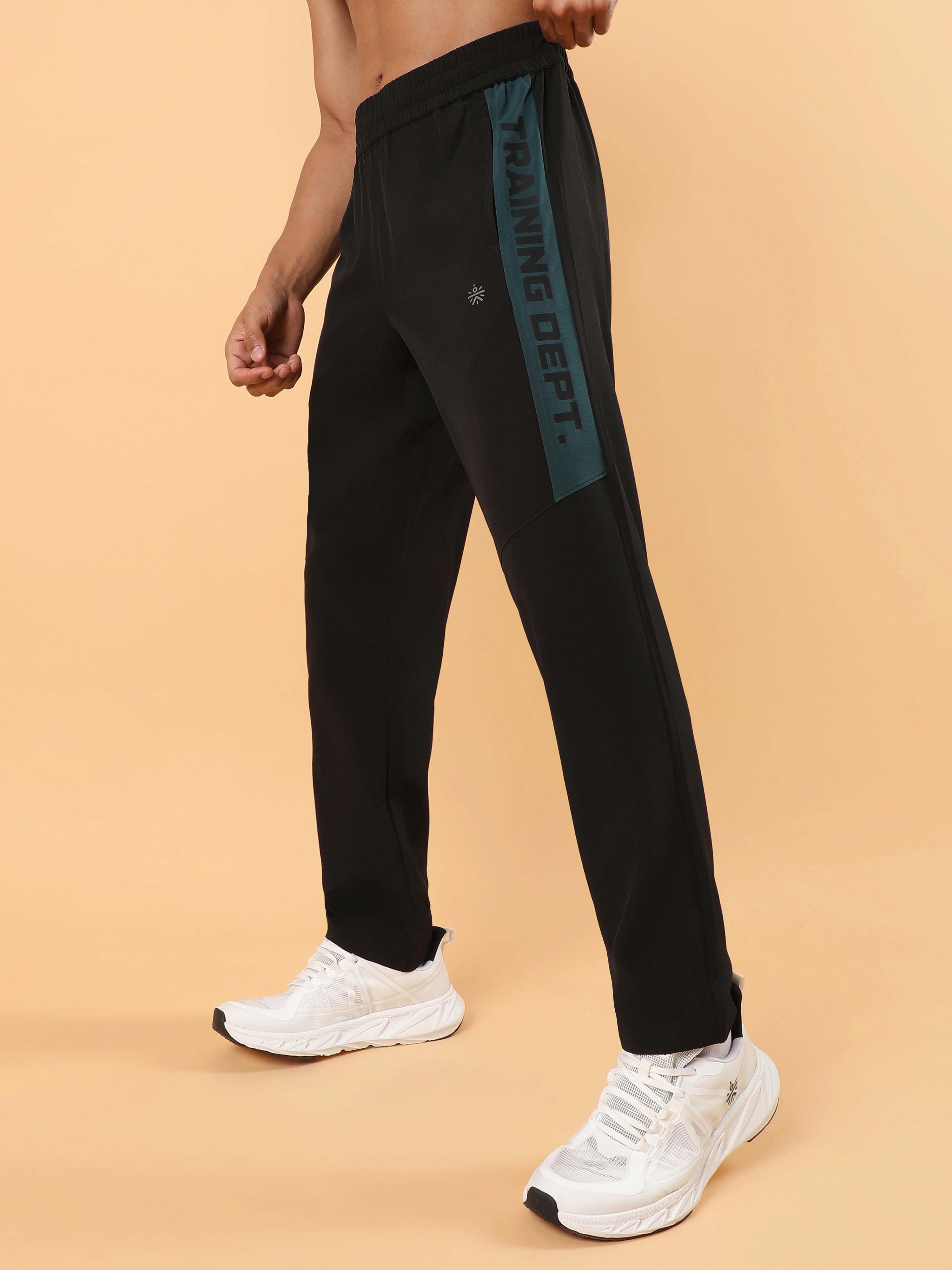 Men's Black Training Department Trackpants