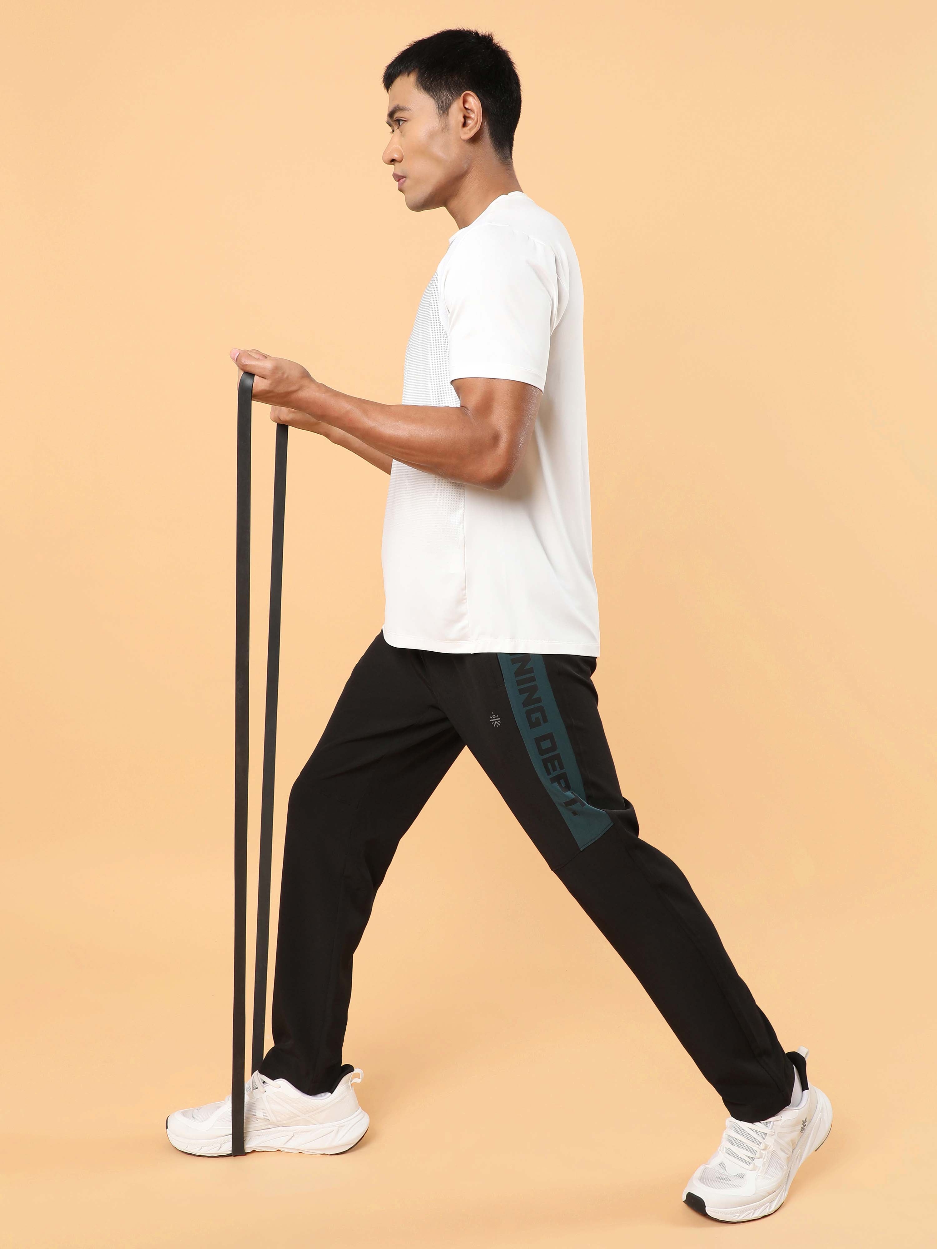 Men's Black Training Department Trackpants