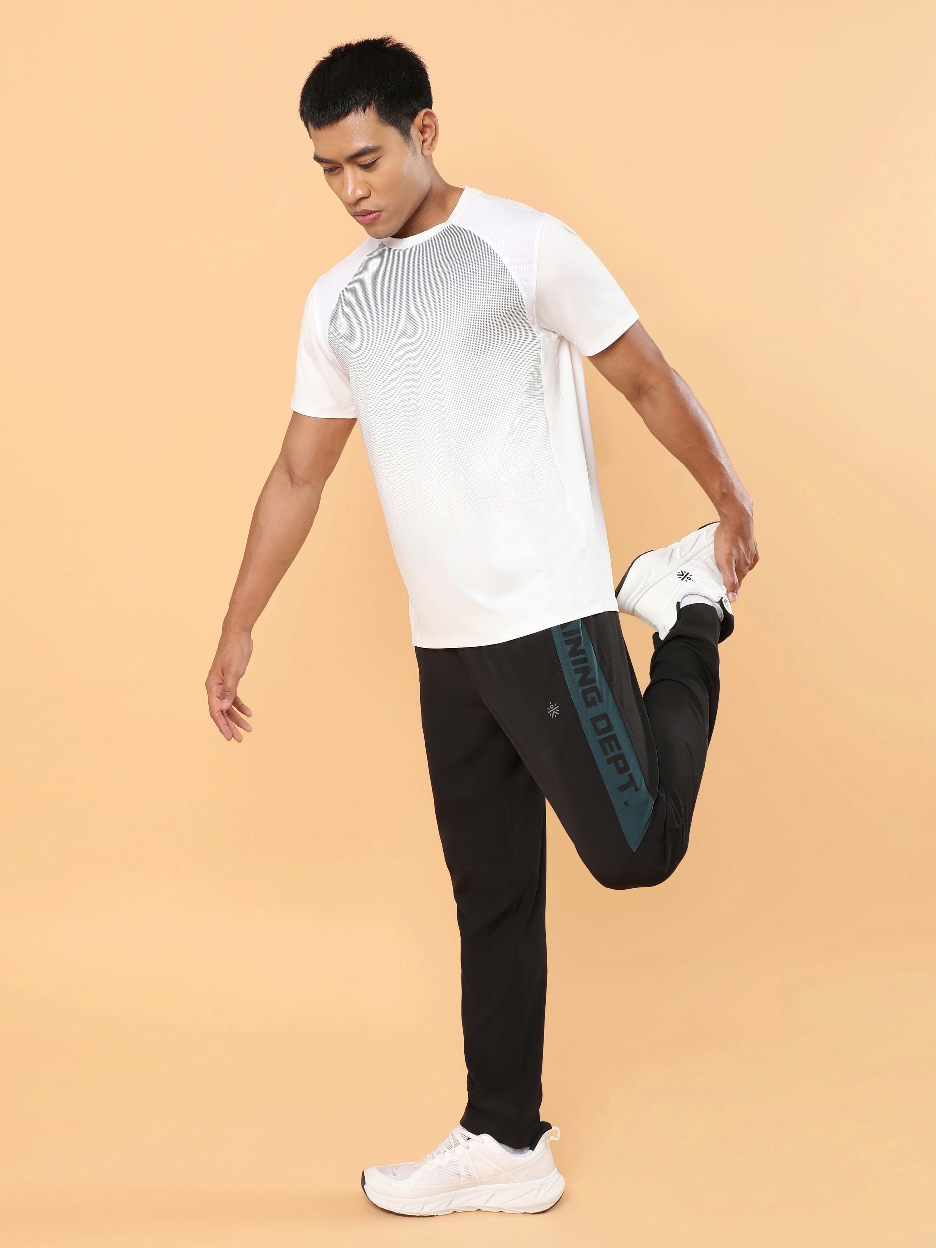 Men's Black Training Department Trackpants