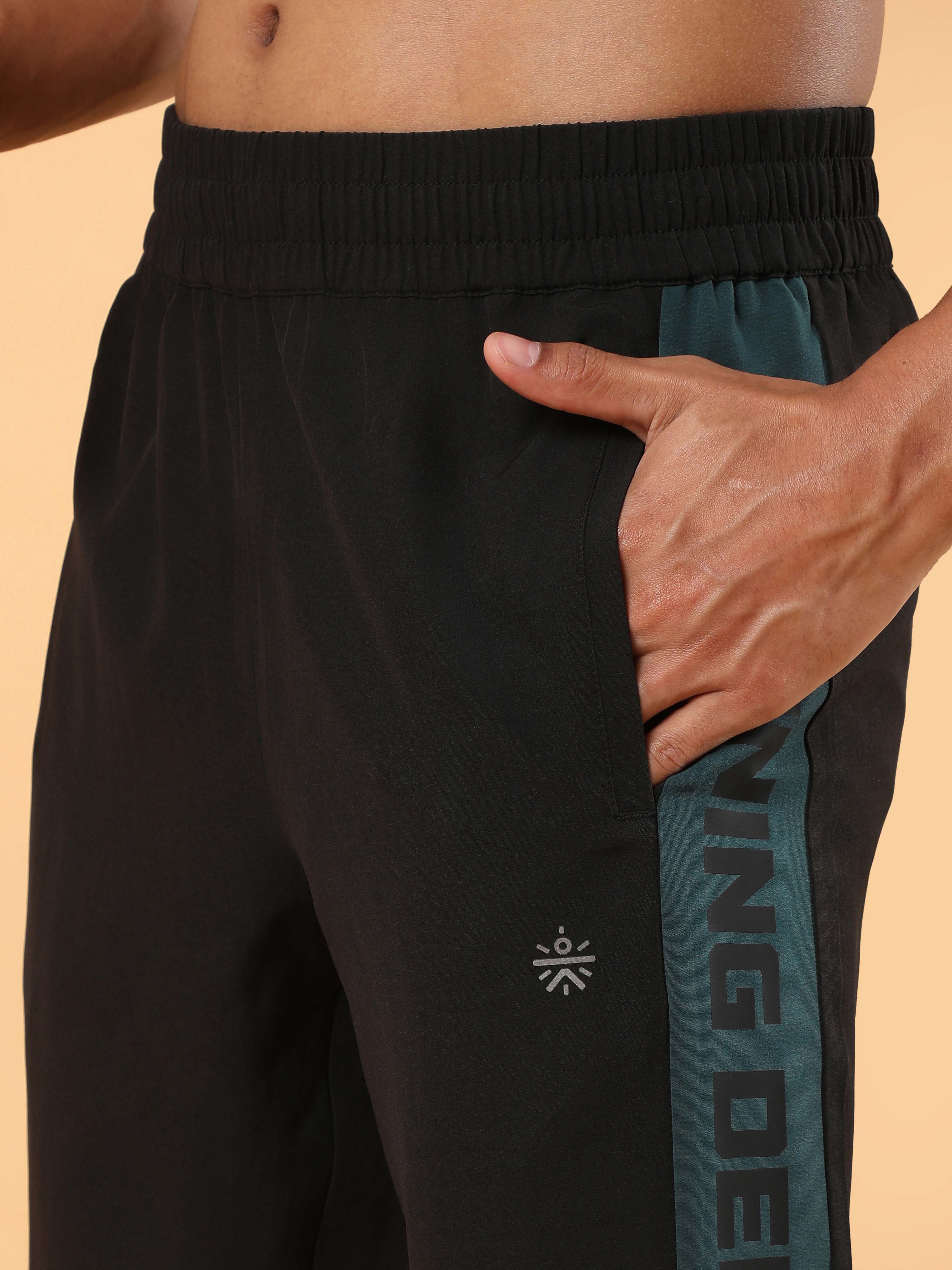 Men's Black Training Department Trackpants