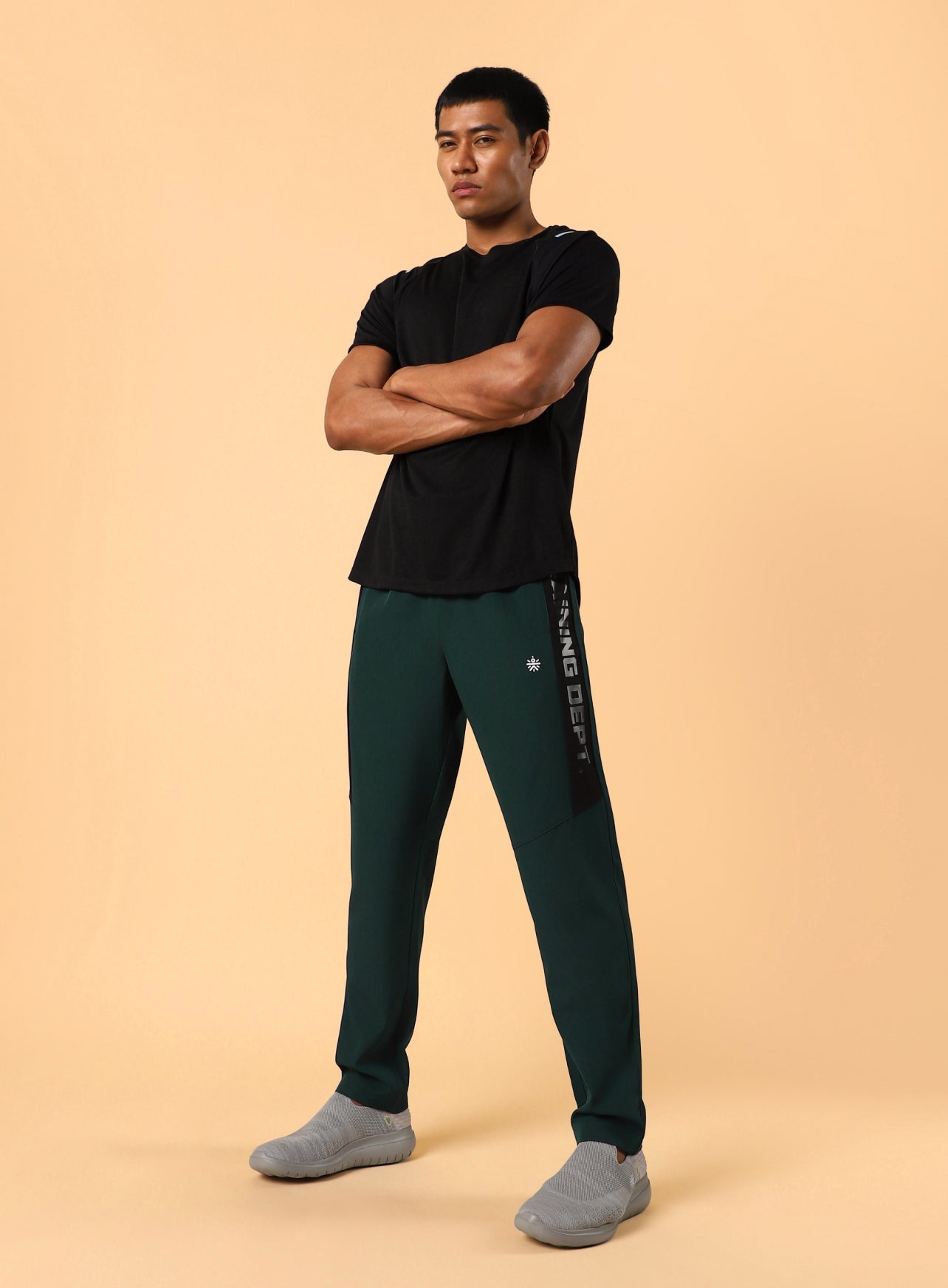 Men's Dark Green Training Department Trackpants