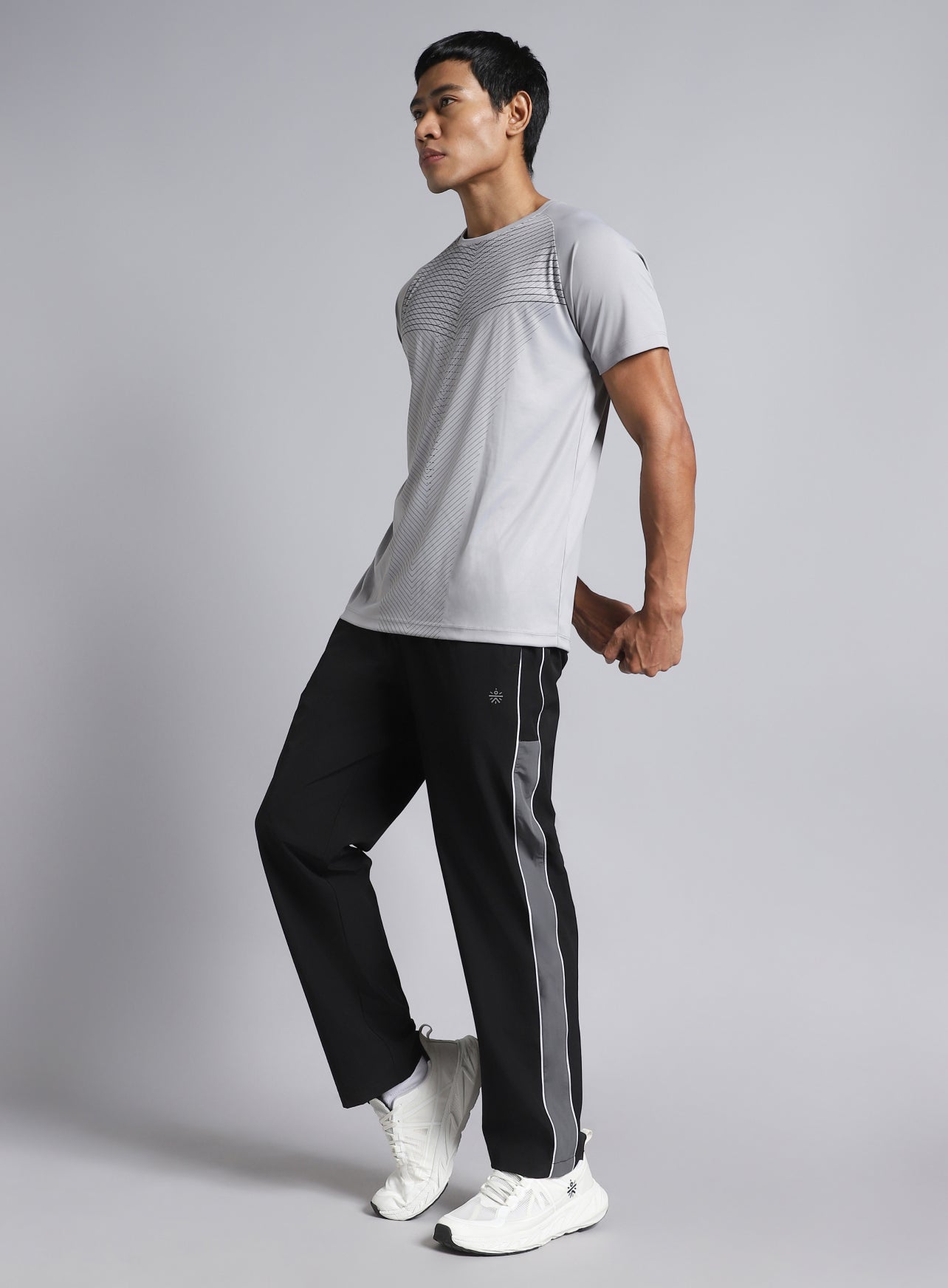 Men's Black Active Day Out Trackpants