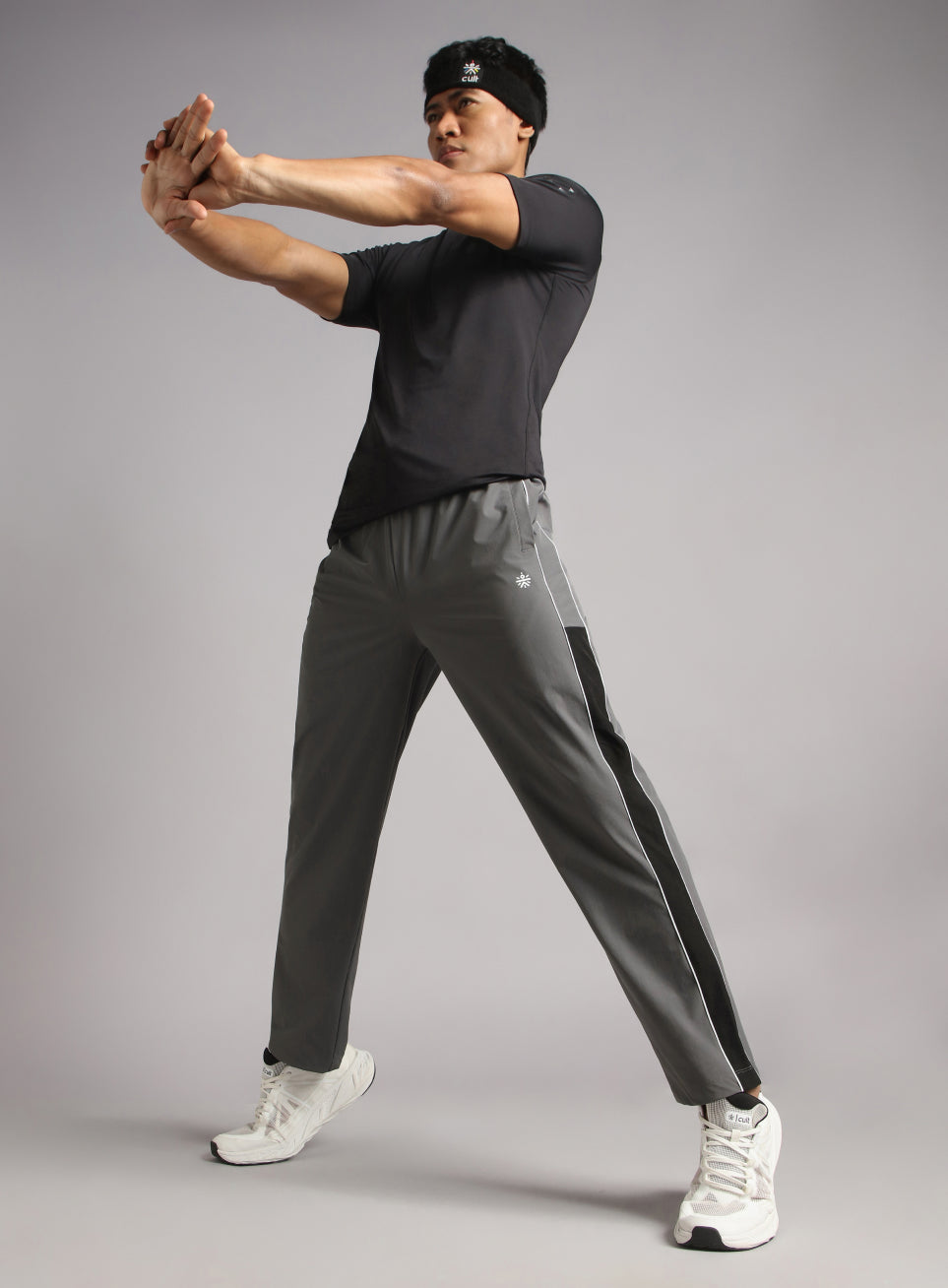 Men's Grey Active Day Out Trackpants