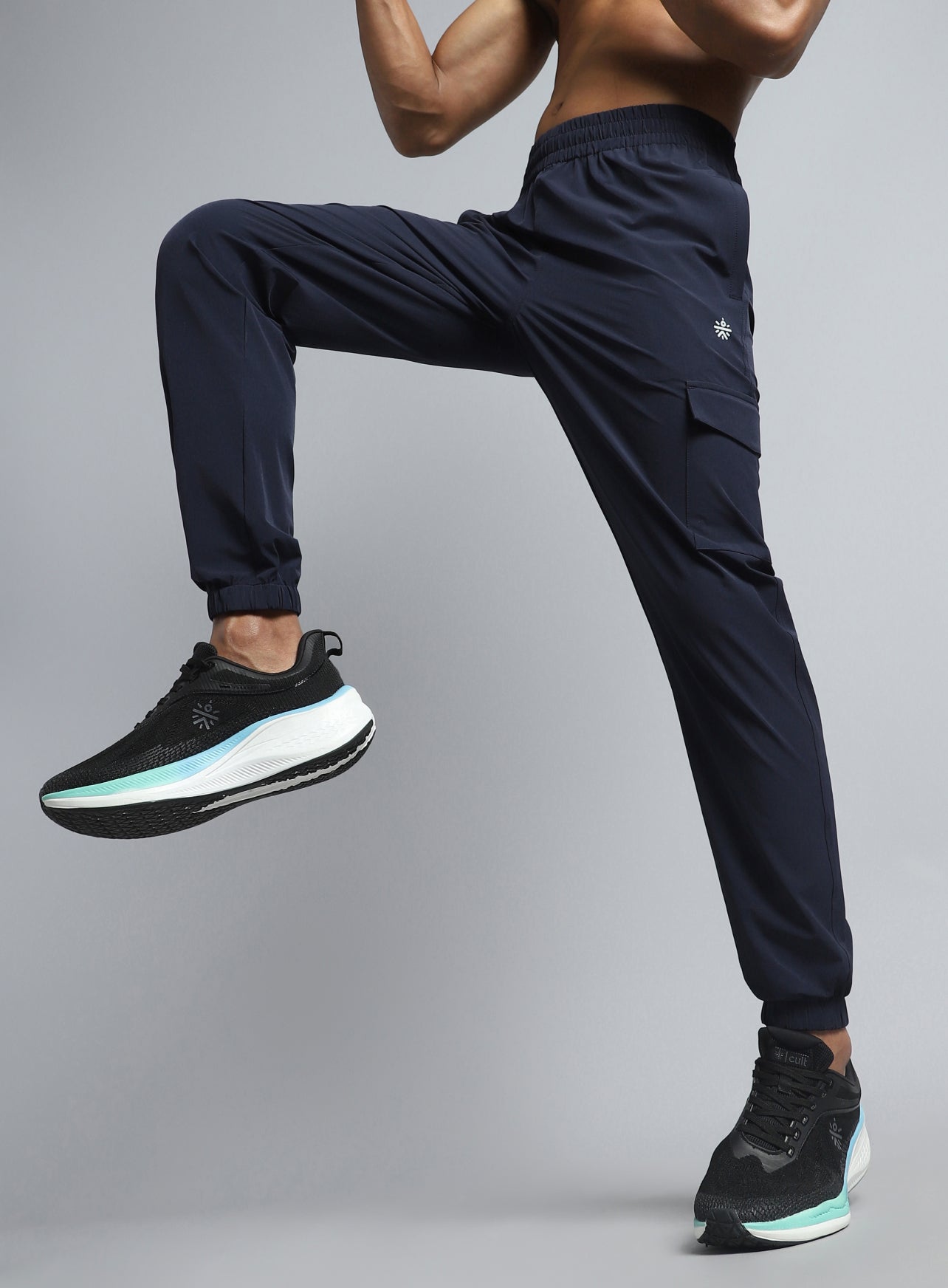Men's Navy Active Day out Cargo Joggers