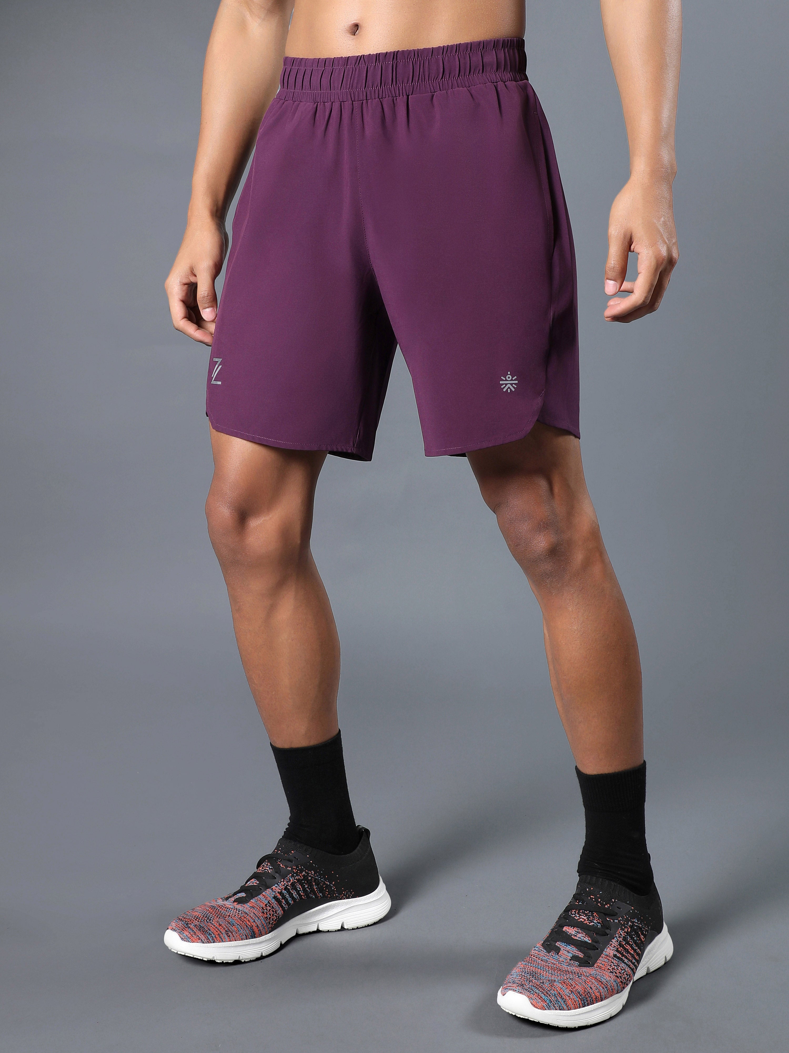 Men's Wine Iconic Runner's Shorts