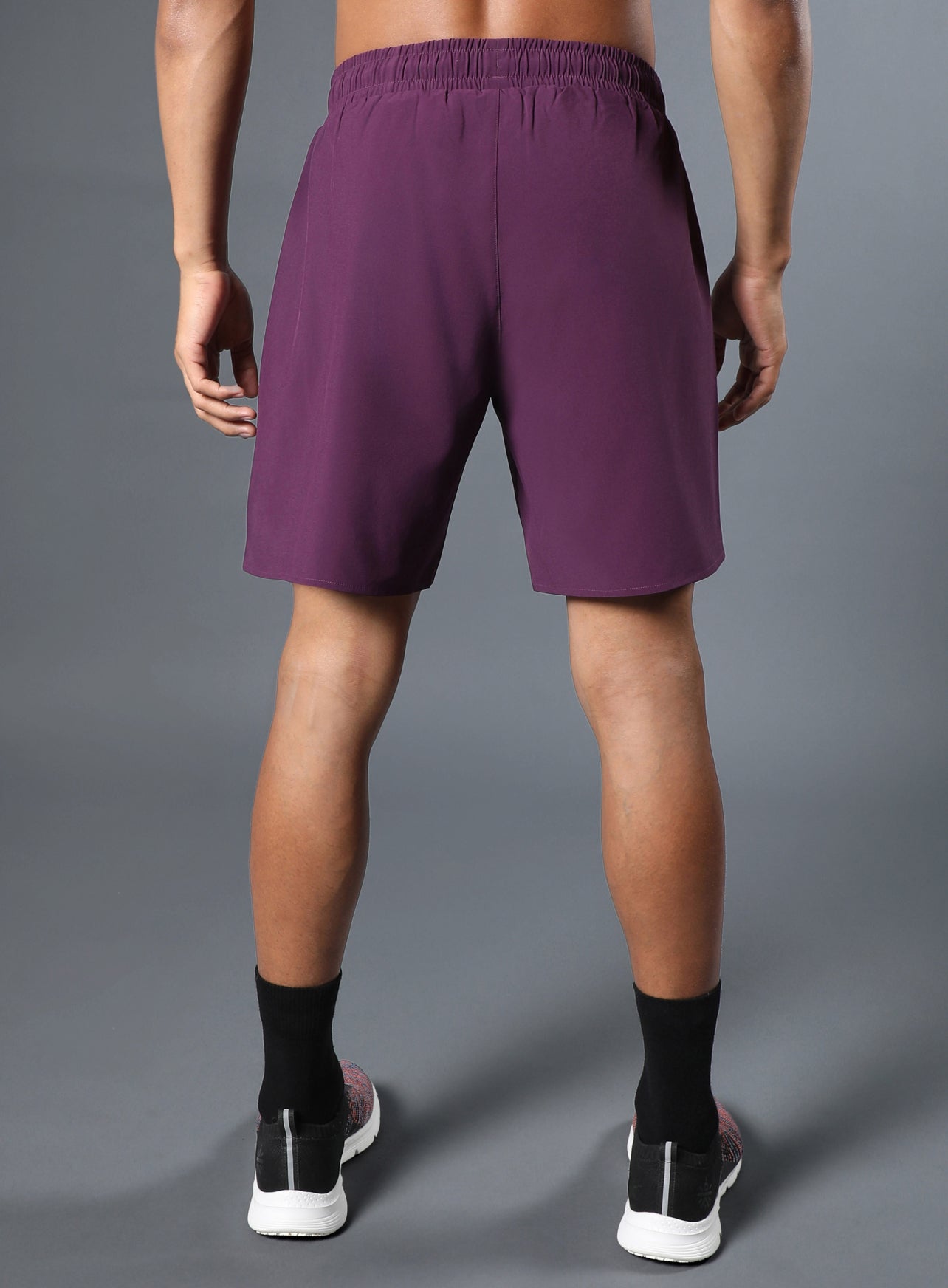 Men's Wine Iconic Runner's Shorts