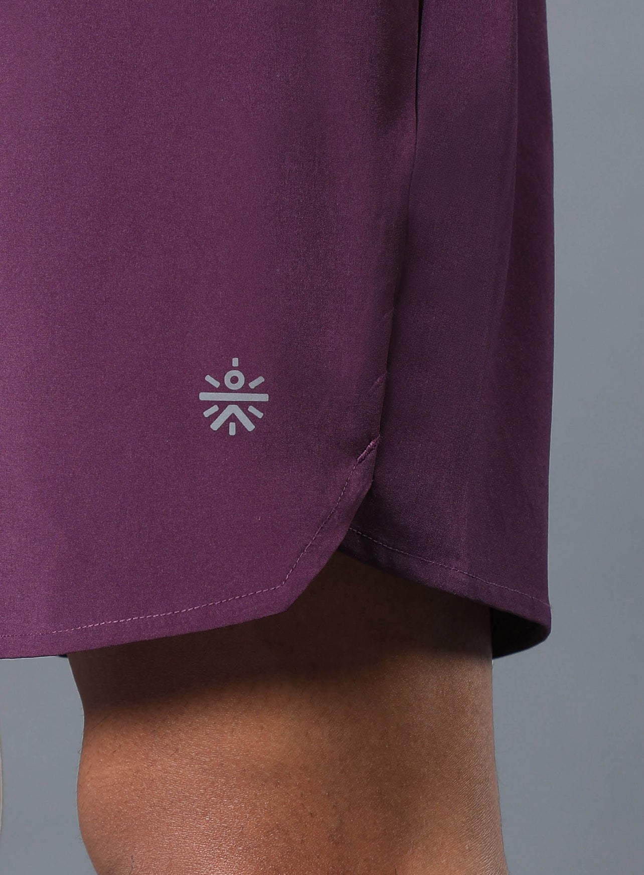 Men's Wine Iconic Runner's Shorts