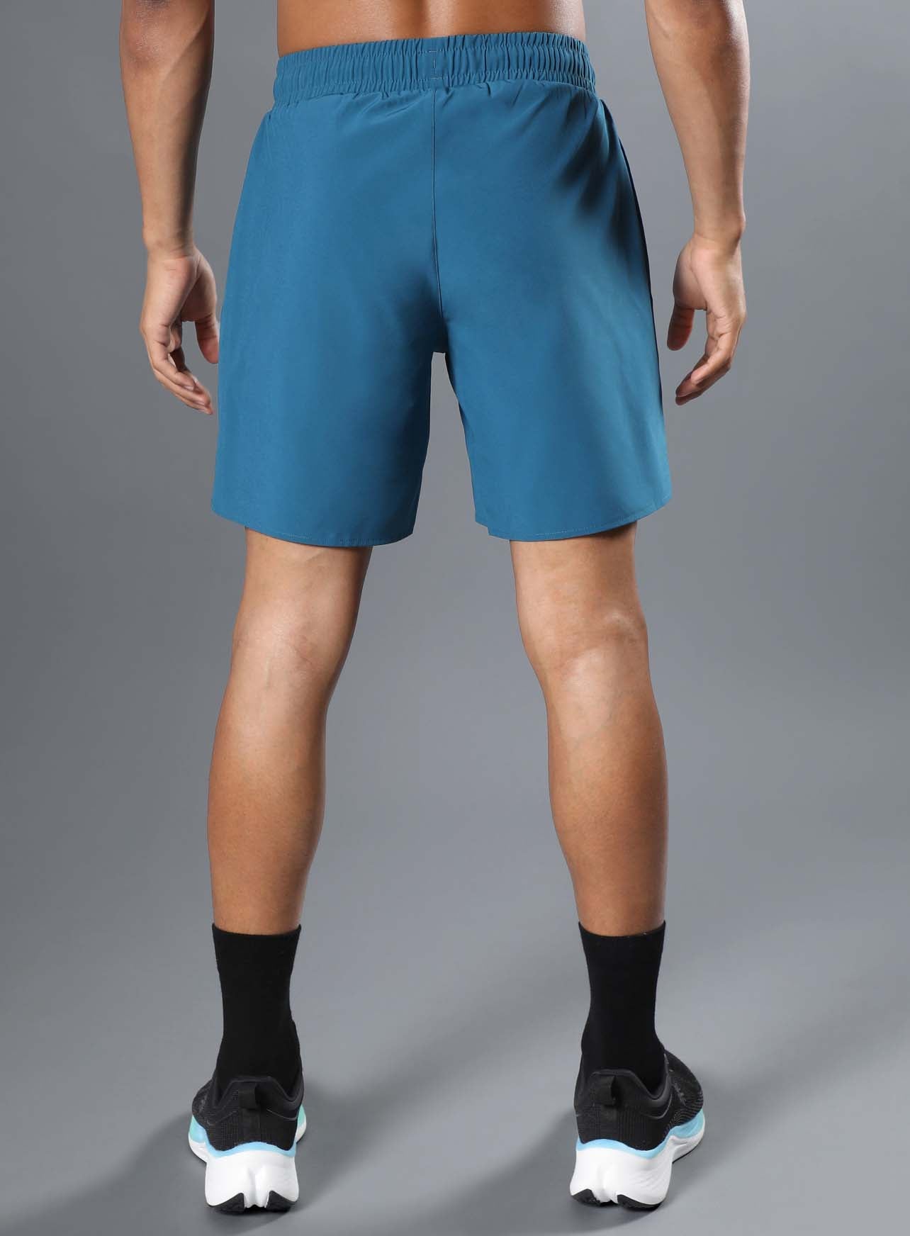 Men's Teal Iconic Runner's Shorts