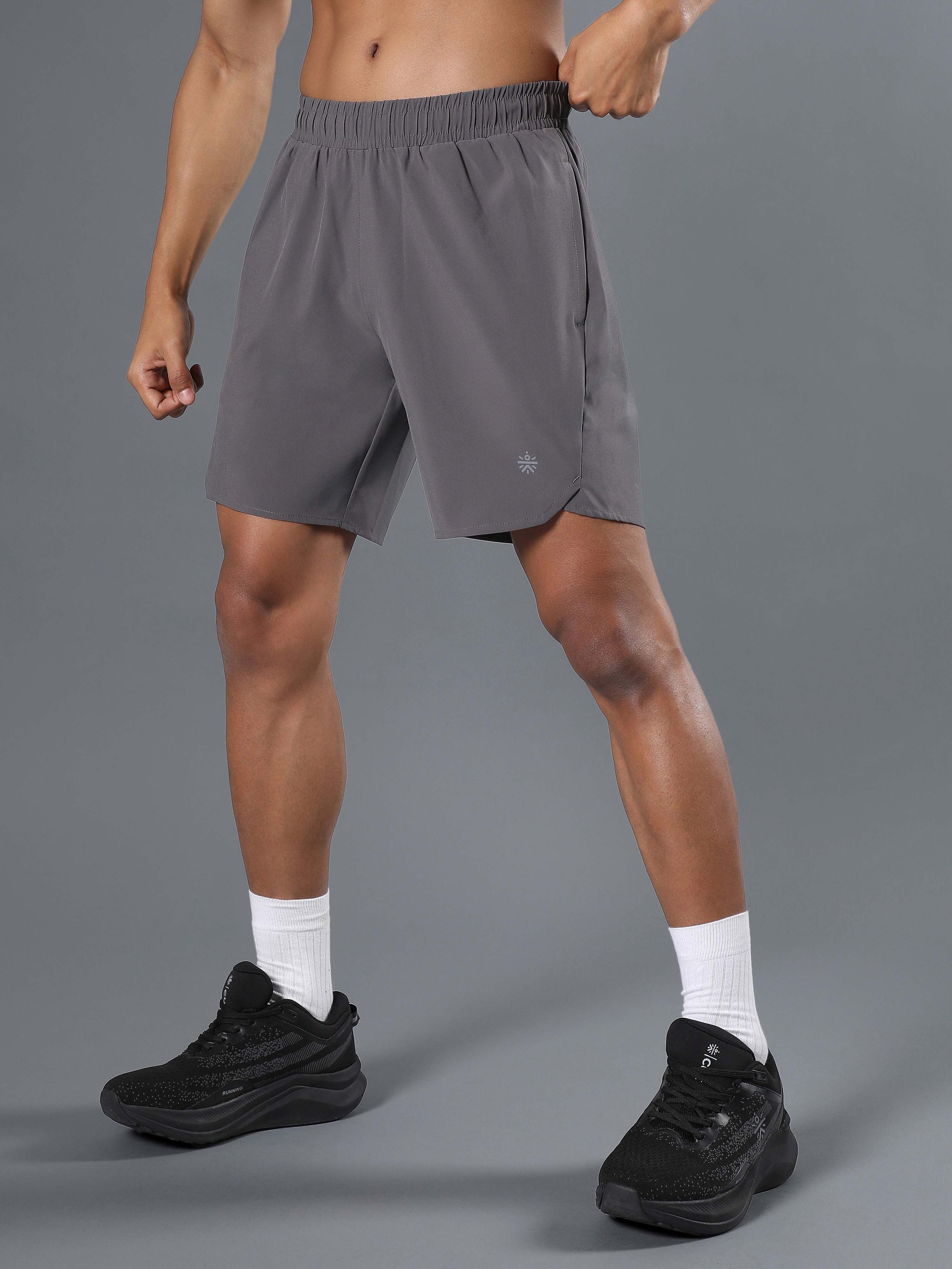 Men's Dark Grey Iconic Runner's Shorts