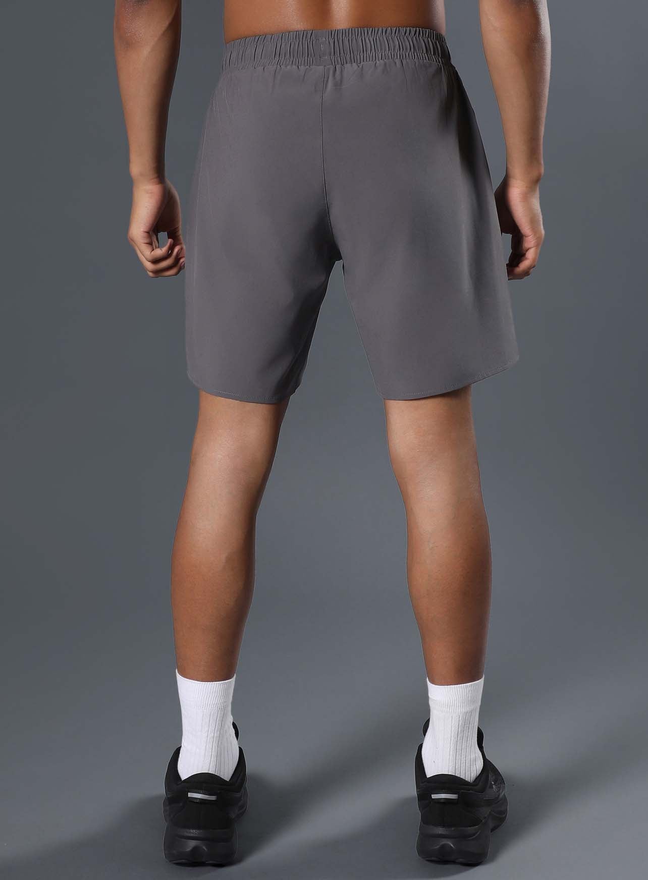 Men's Dark Grey Iconic Runner's Shorts
