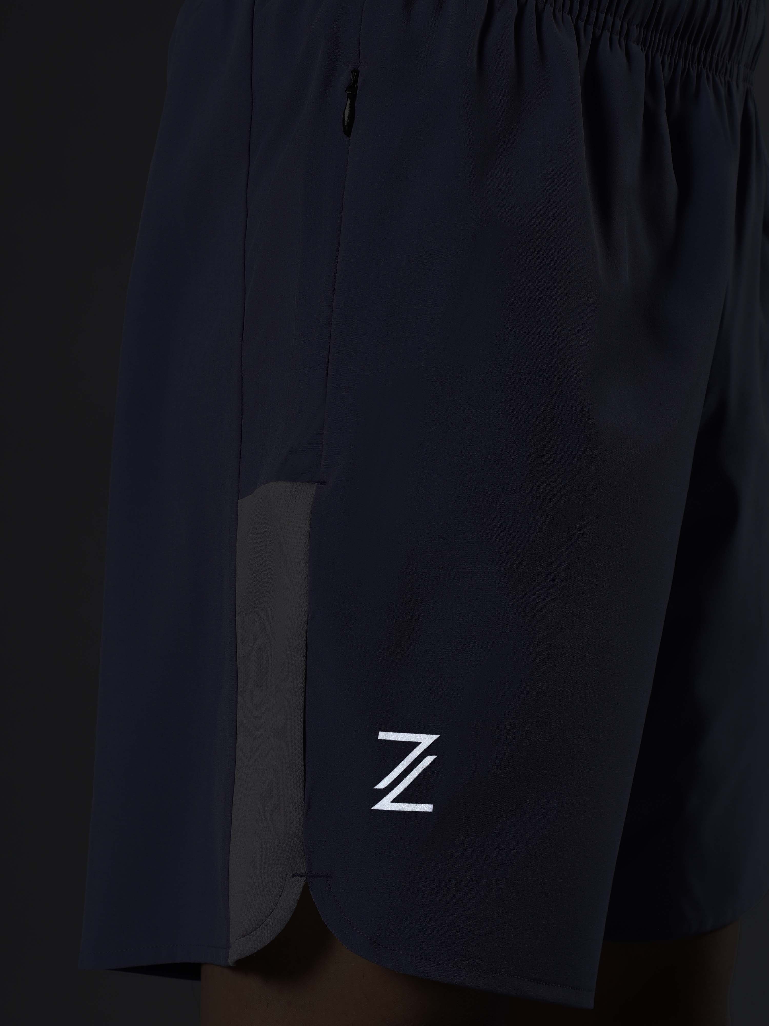 Men's Purple Pace Up Runner's Shorts